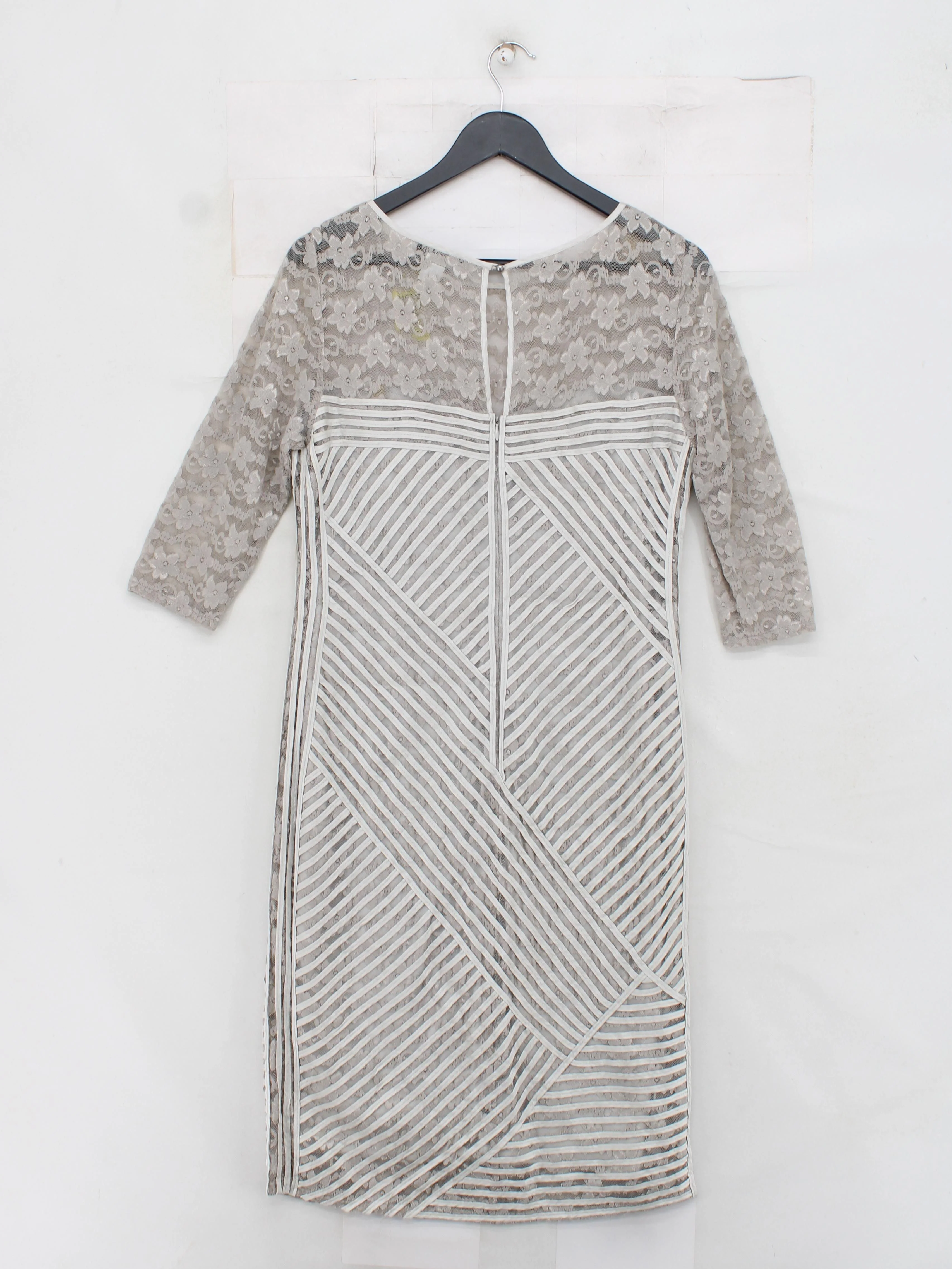 After Six Bodycon Midi Dress UK14 in Grey - Image 2