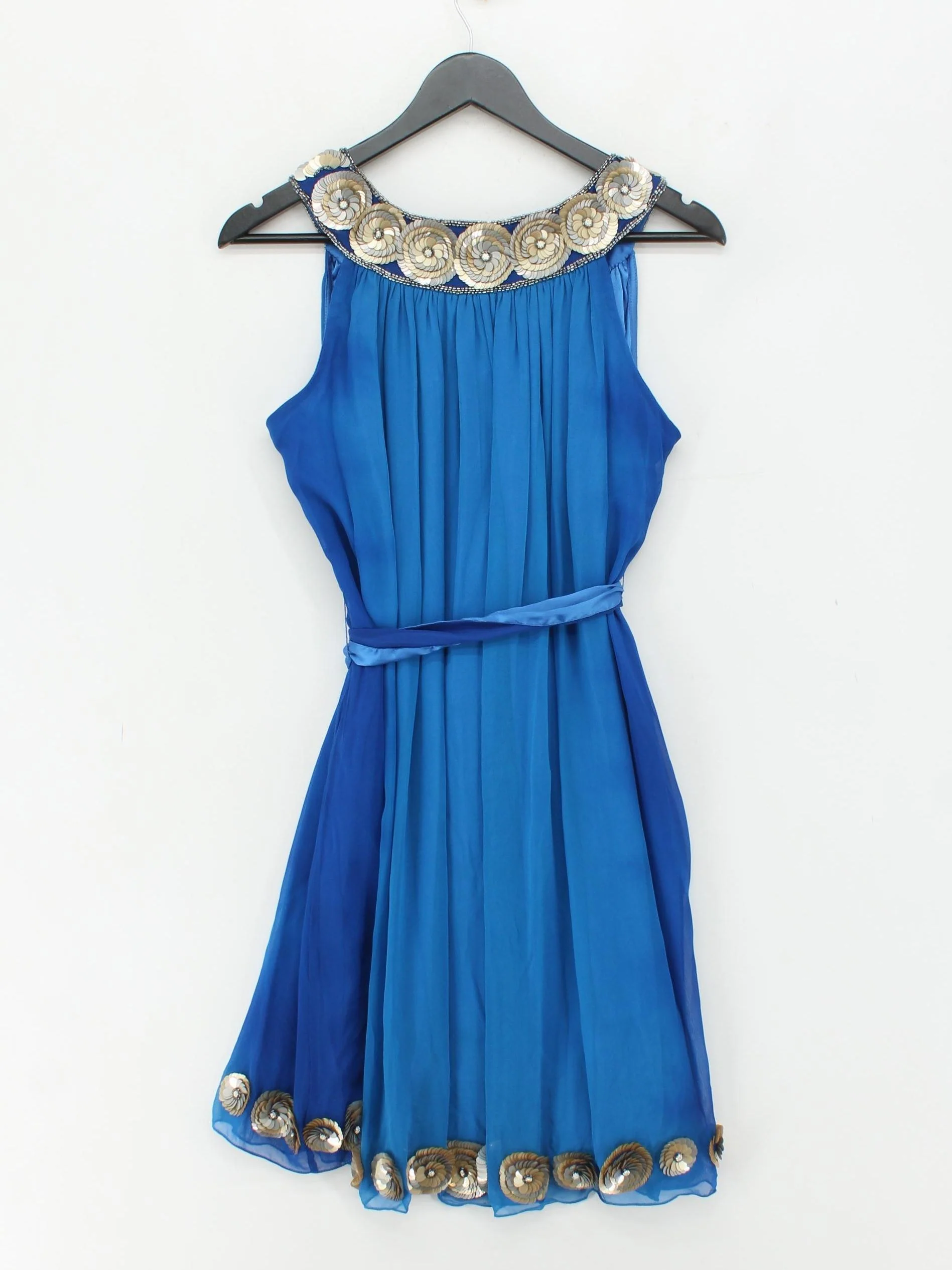 Aftershock A-Line Mini Dress L in Blue - Image 2