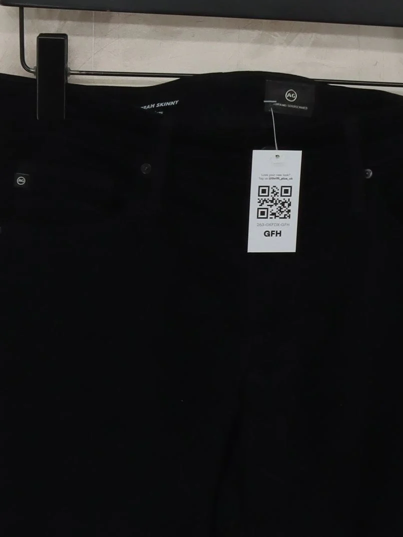 AG Adriano Goldschmied Men's Jeans W 29 in Black Cotton - Image 3