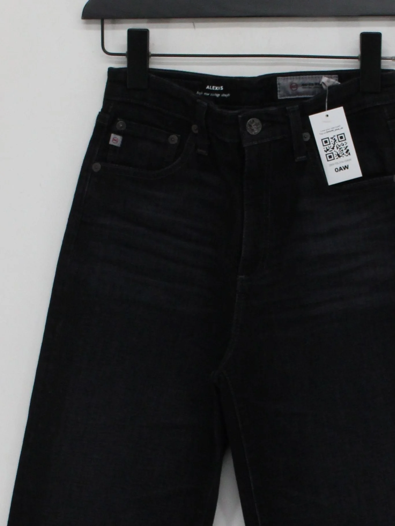 AG Adriano Goldschmied Women's Jeans W 26 in Black Cotton - Image 3