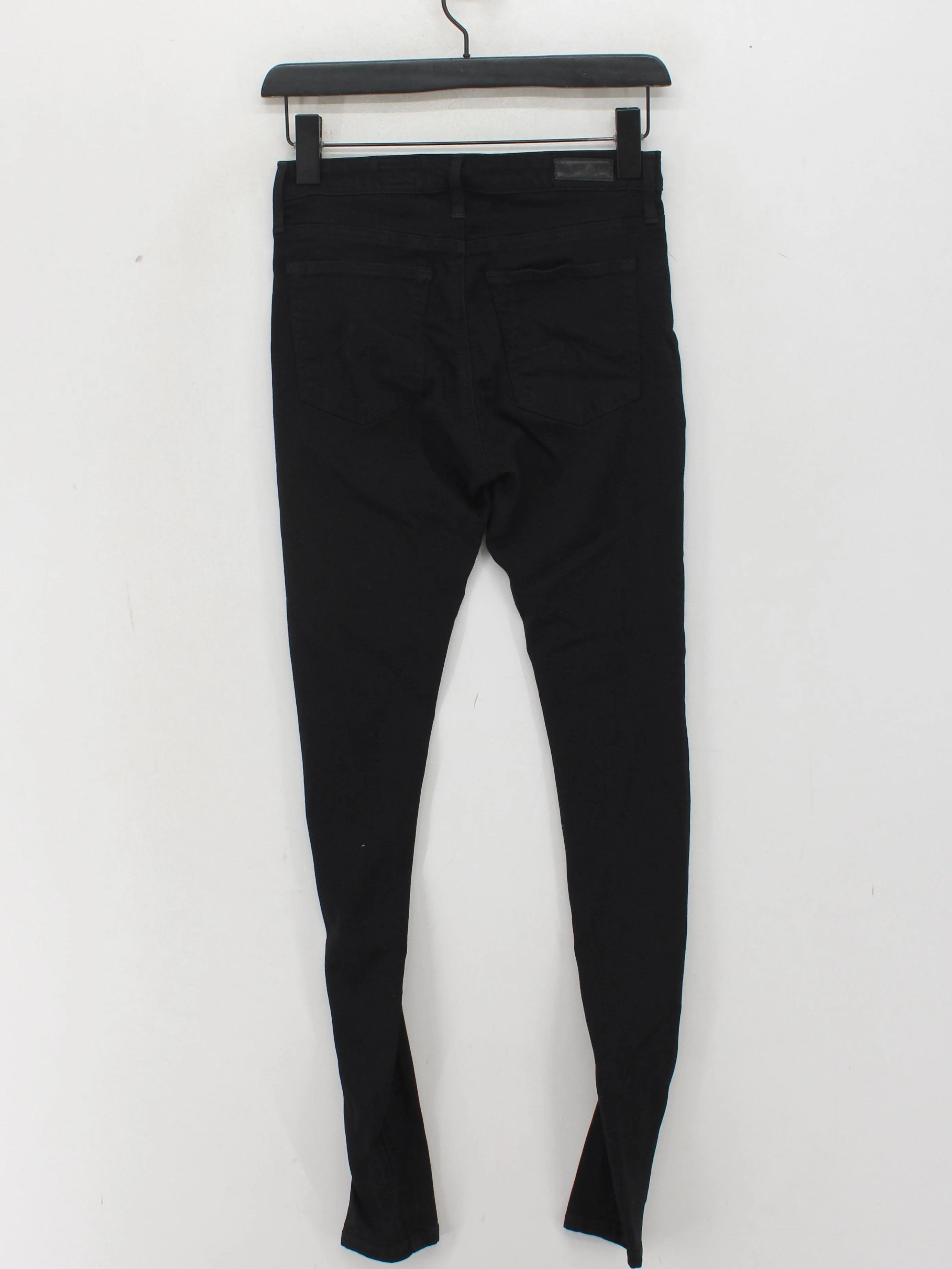 AG Adriano Goldschmied Women's Jeans W 26 in Black Viscose - Image 2