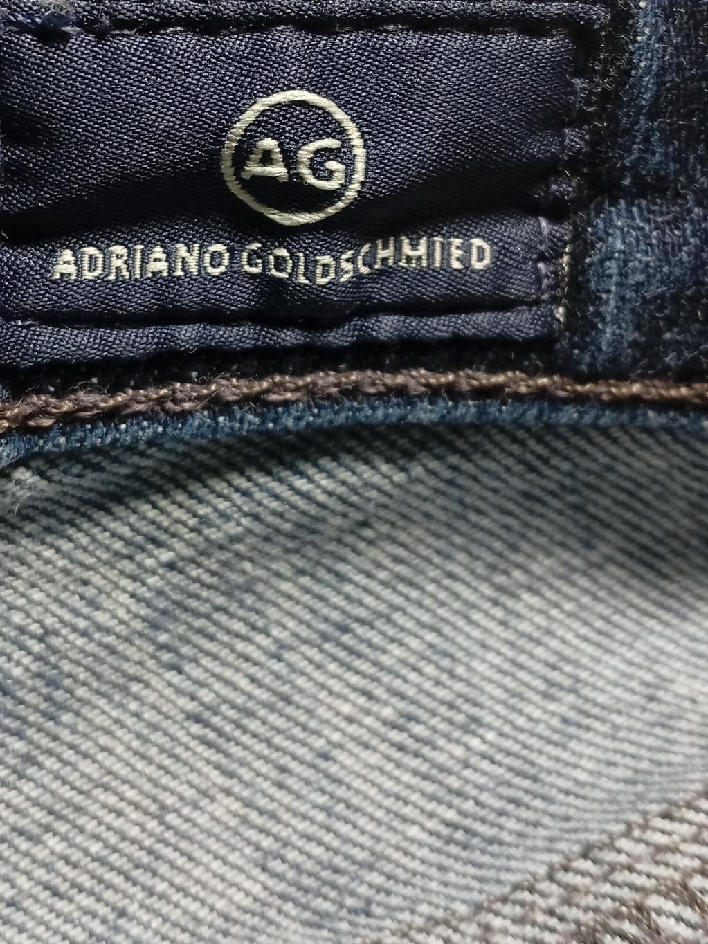 AG Adriano Goldschmied Women's Jeans W 26 in Blue Cotton - Image 5