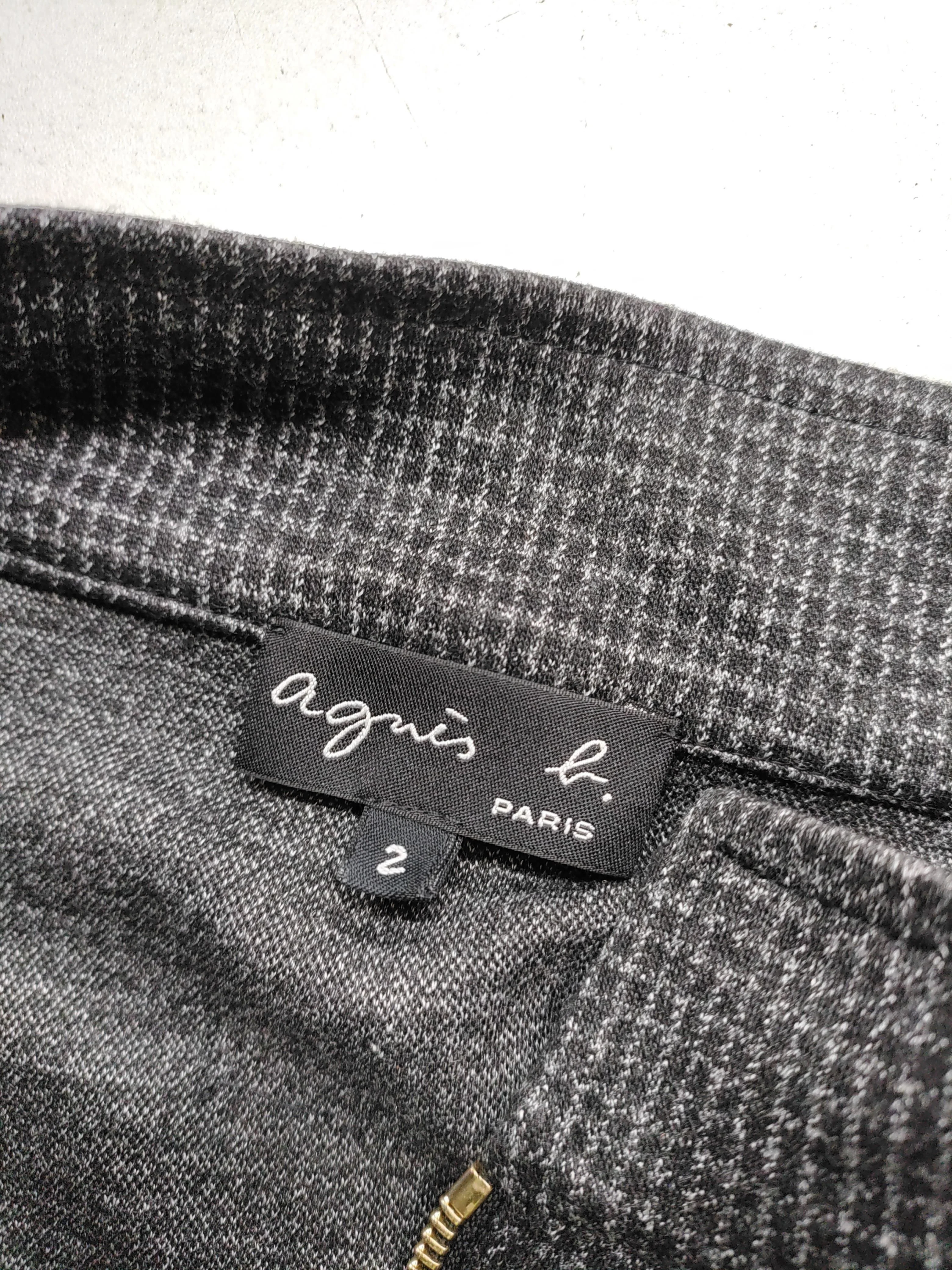 agnès b. T-Shirt Mini Dress UK2 in Grey - Image 5