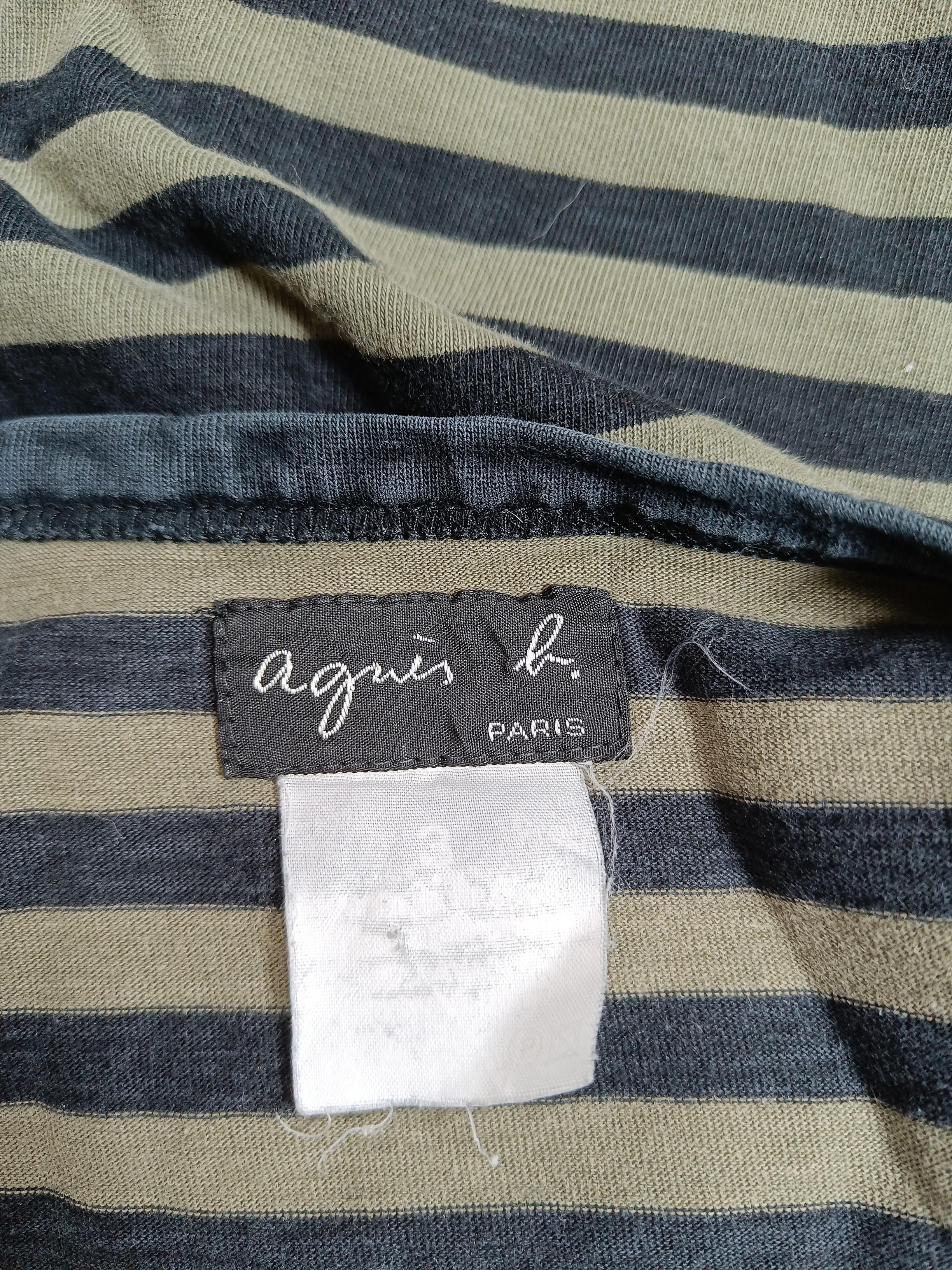 Agnès B. Women's T-Shirt S Blue 100% Cotton Basic - Image 6