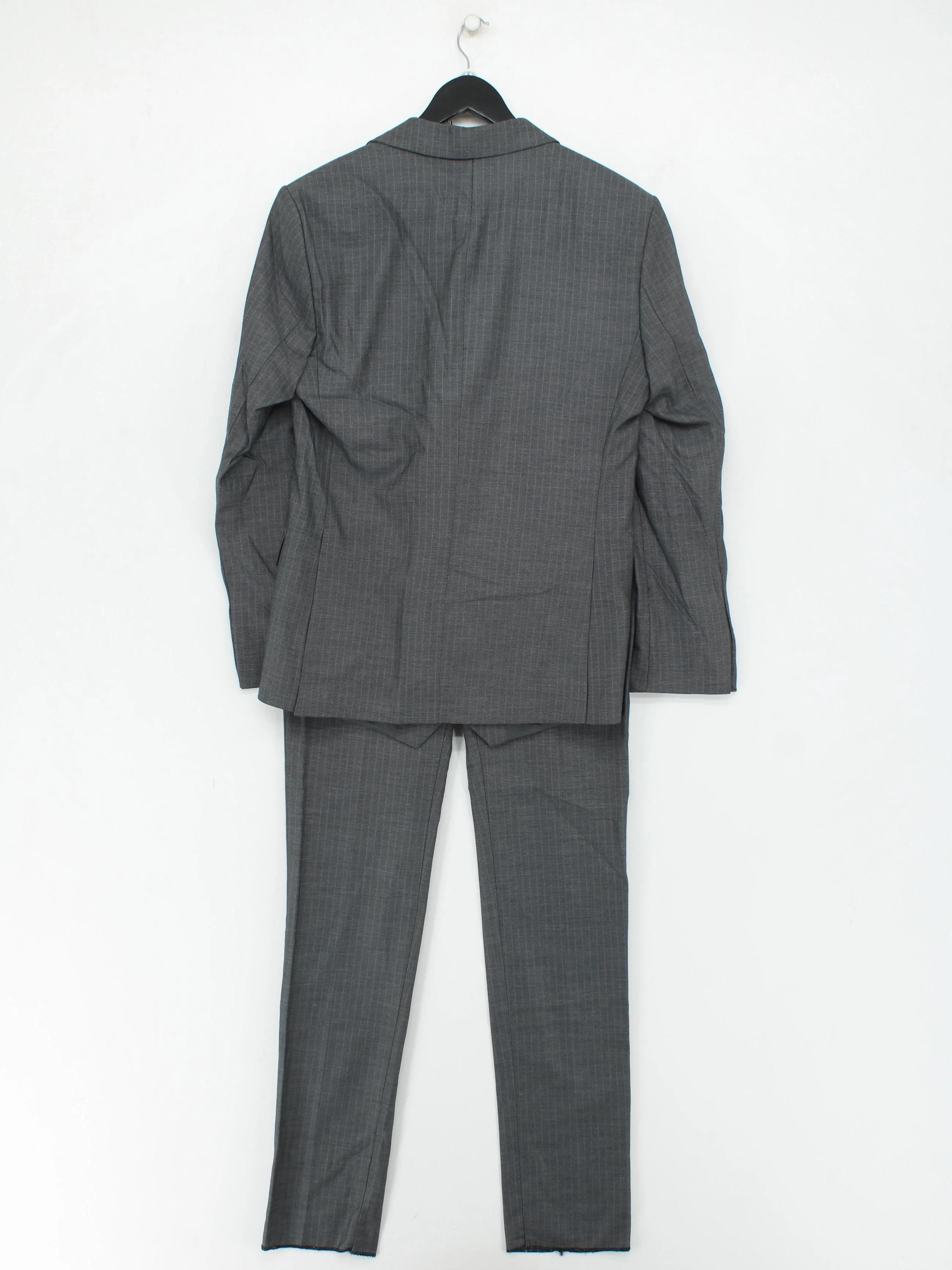 Alain Manoukian Men's Two Piece Suit M Grey Polyester with Viscose 3 Piece - Image 2