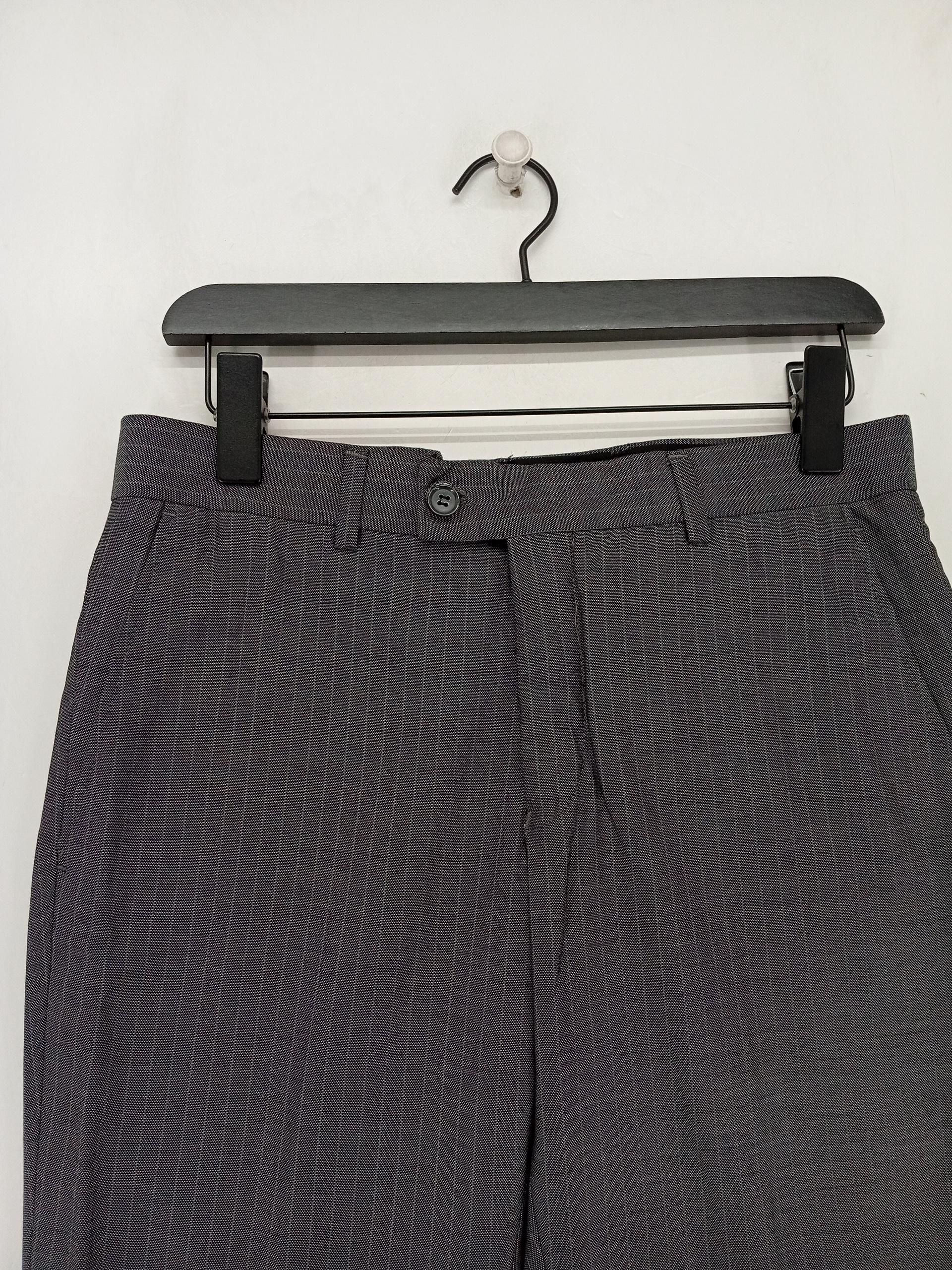 Alain Manoukian Men's Two Piece Suit M Grey Polyester with Viscose 3 Piece - Image 5