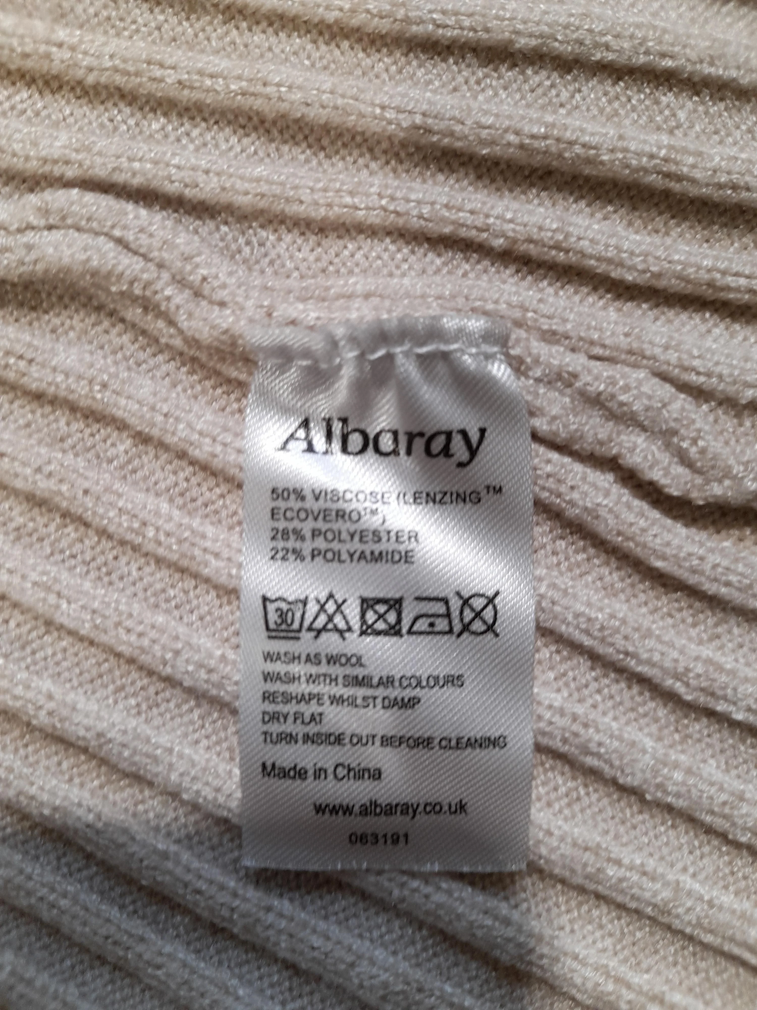 Albaray Jumper Midi Dress UK12 in Cream - Image 7
