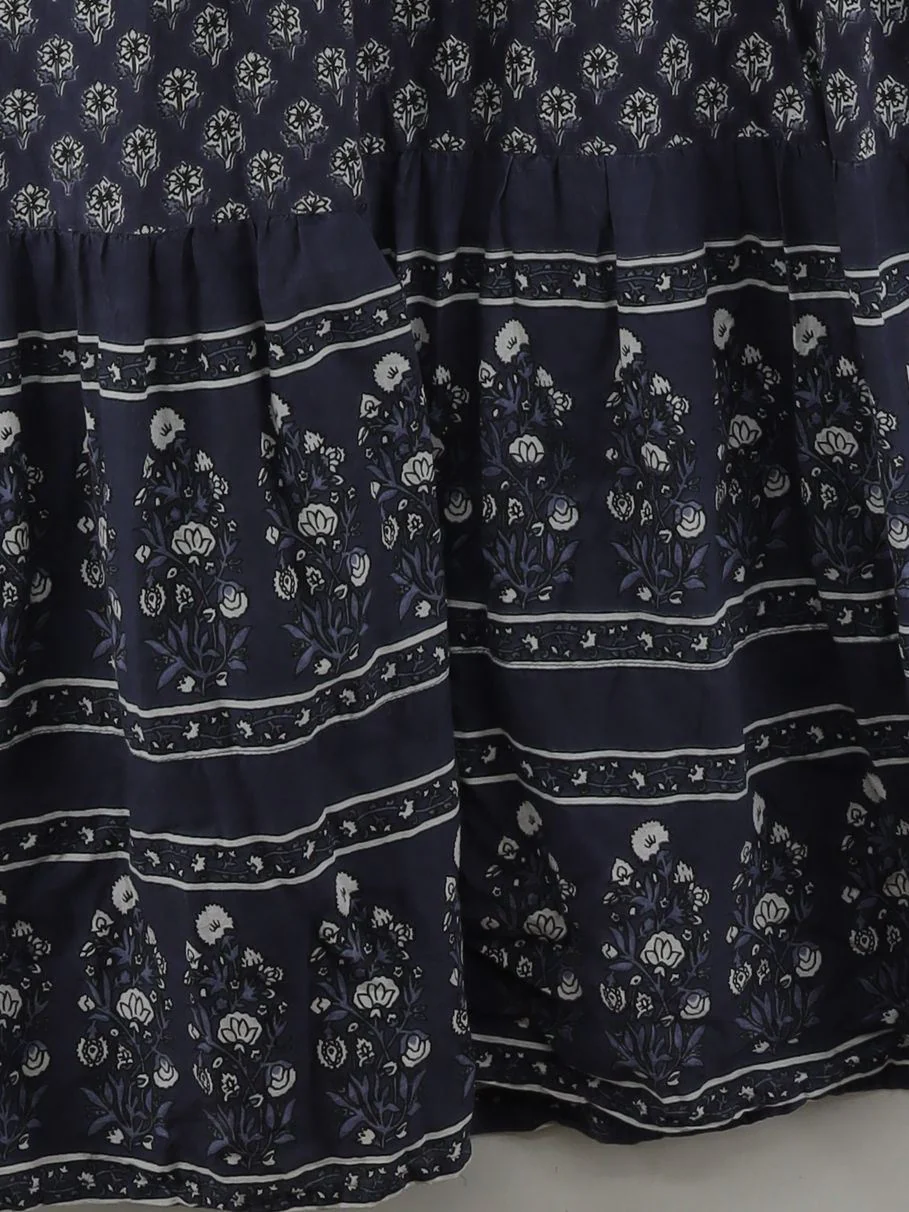Albaray Maxi Dress UK10 in Blue - Image 4