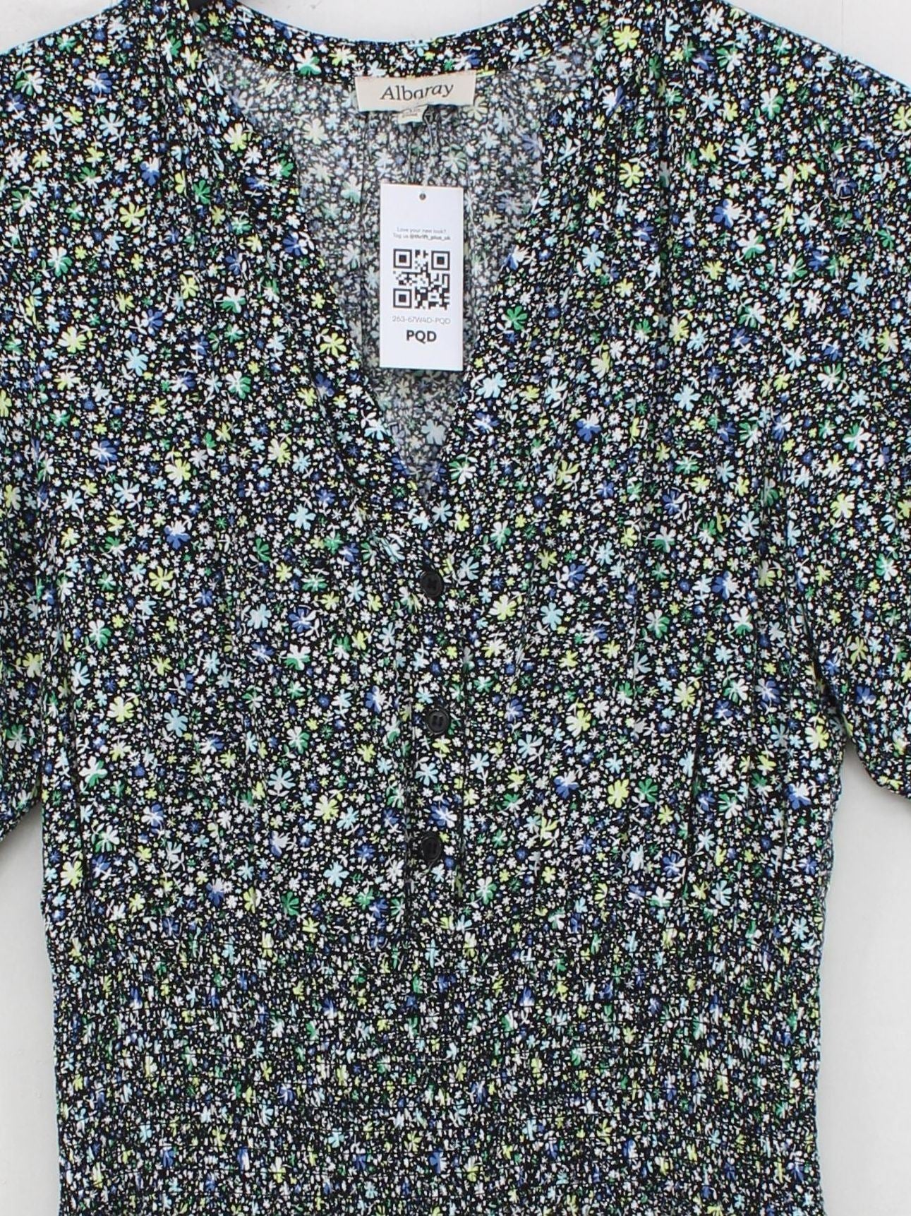 Albaray Shirt Midi Dress UK10 in Multi - Image 3