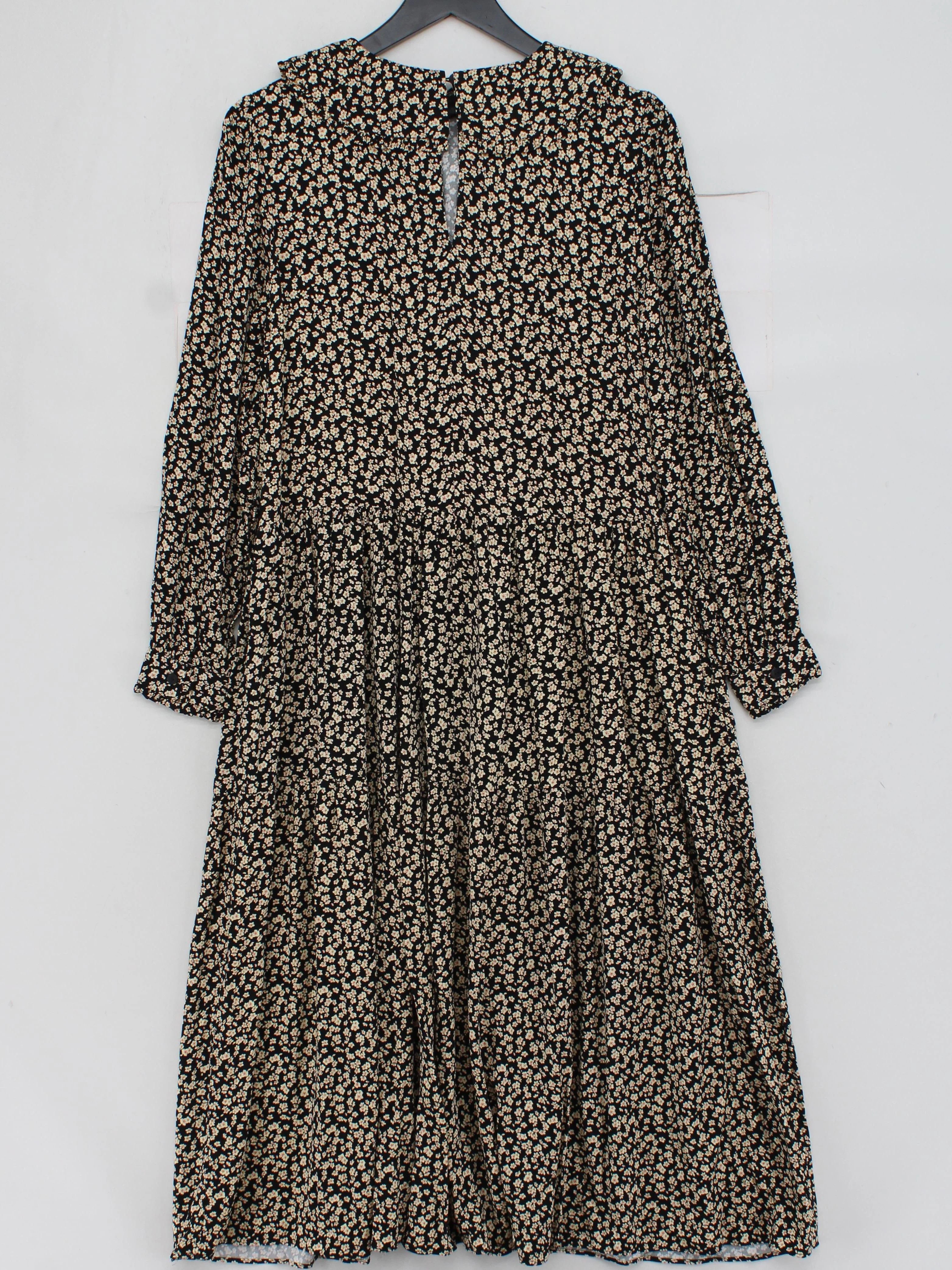 Albaray Shirt Midi Dress UK12 in Black - Image 2