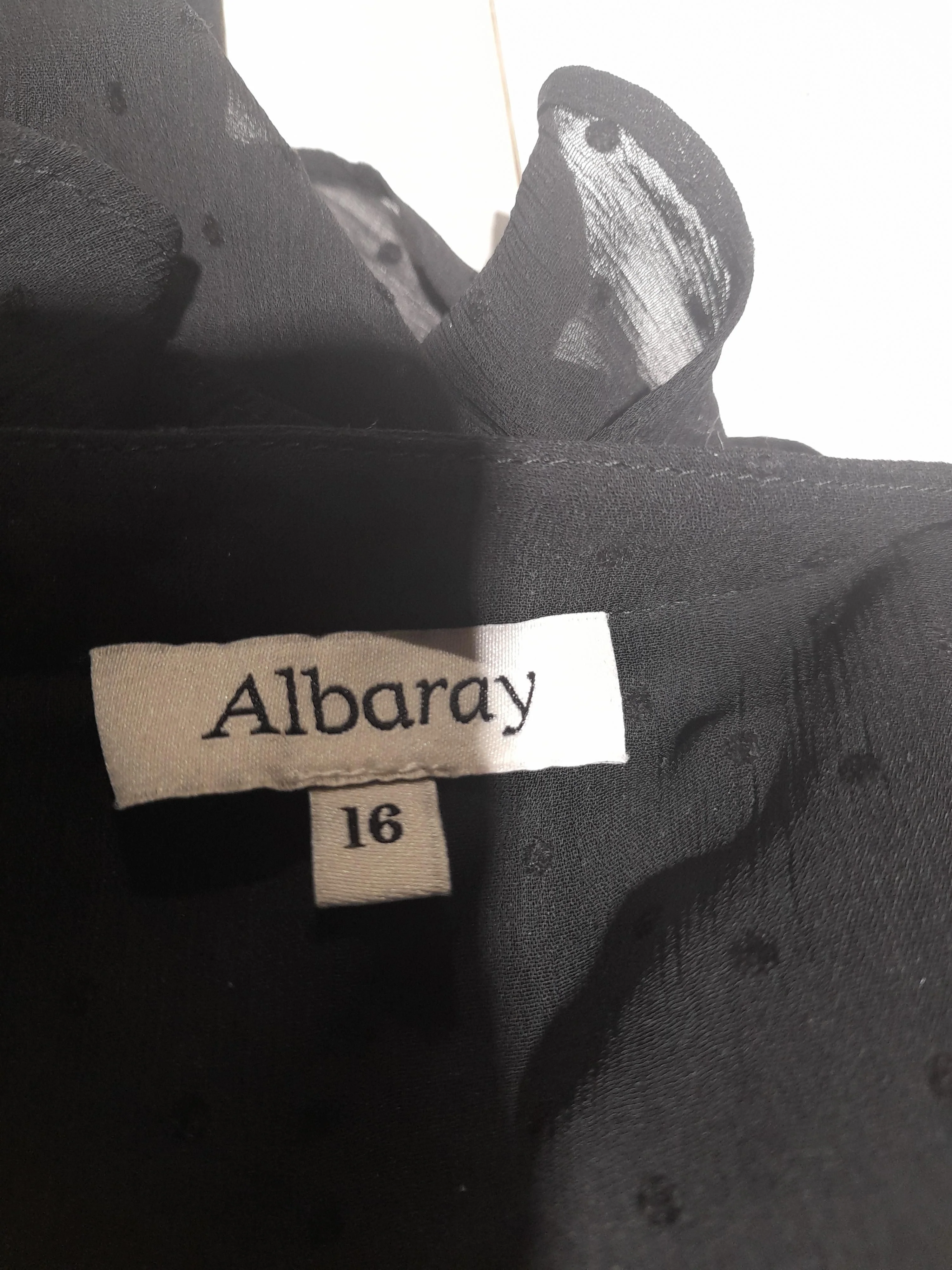 Albaray Women's Blouse UK 16 Black Polyester - Image 5