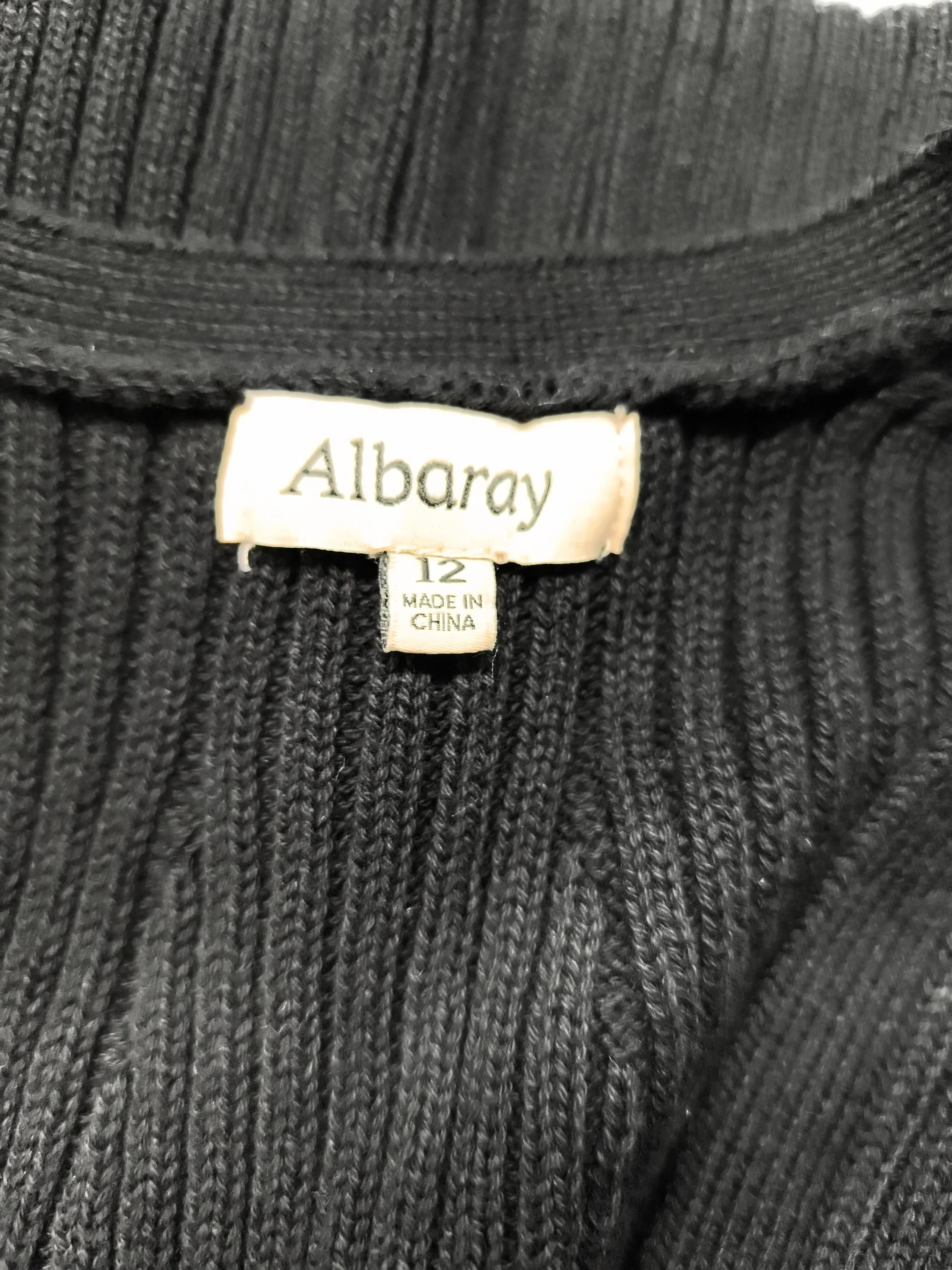 Albaray Women's Coat UK 12 Black 100% Cotton Overcoat - Image 5