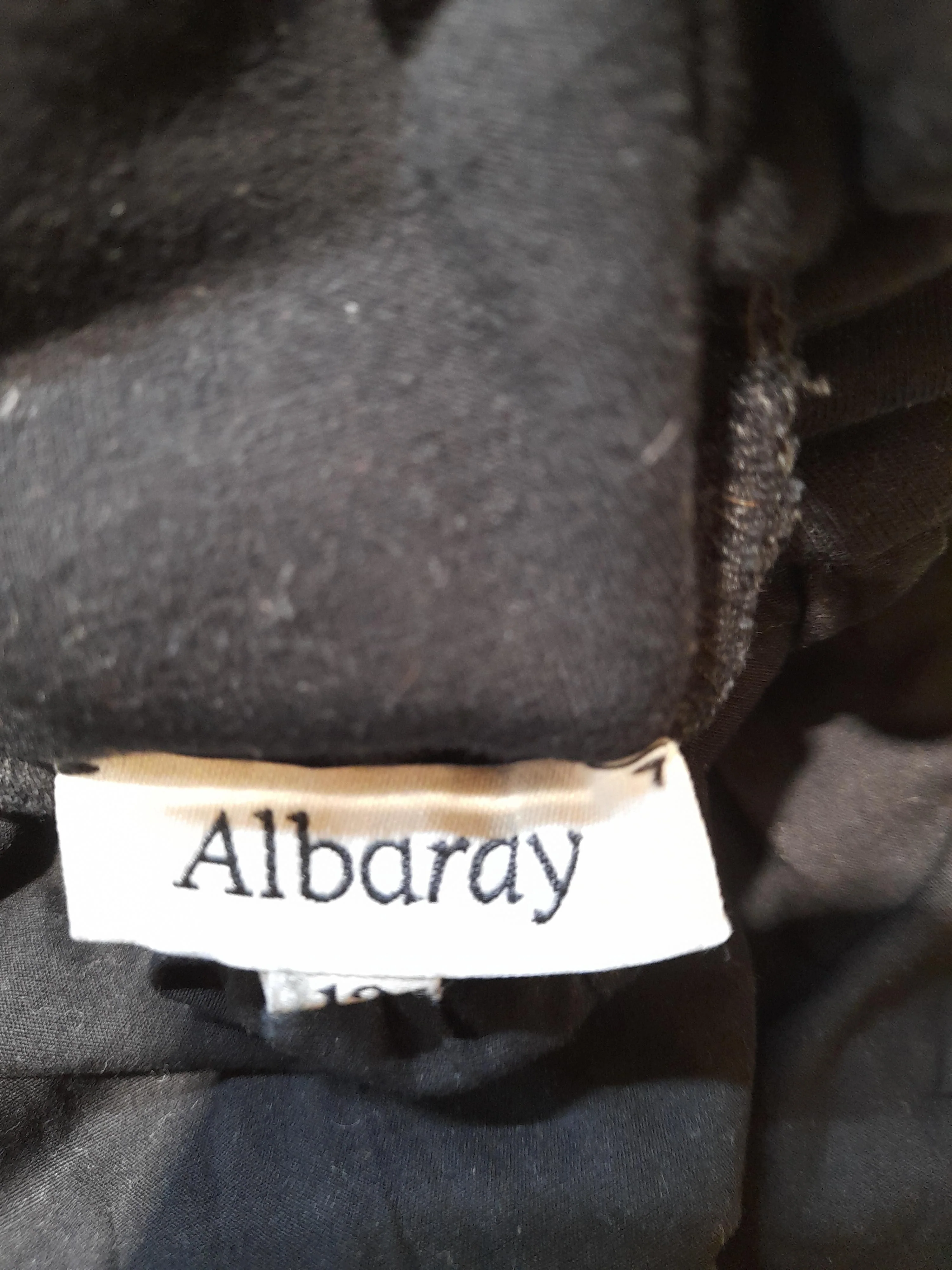 Albaray Women's Midi Skirt UK 10 Black Cotton with Elastane Midi A-Line - Image 5