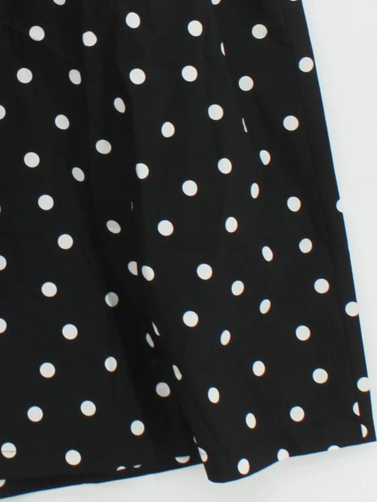 Albaray Women's Midi Skirt UK 18 Black Polkadot 100% Cotton Midi A-Line - Image 4
