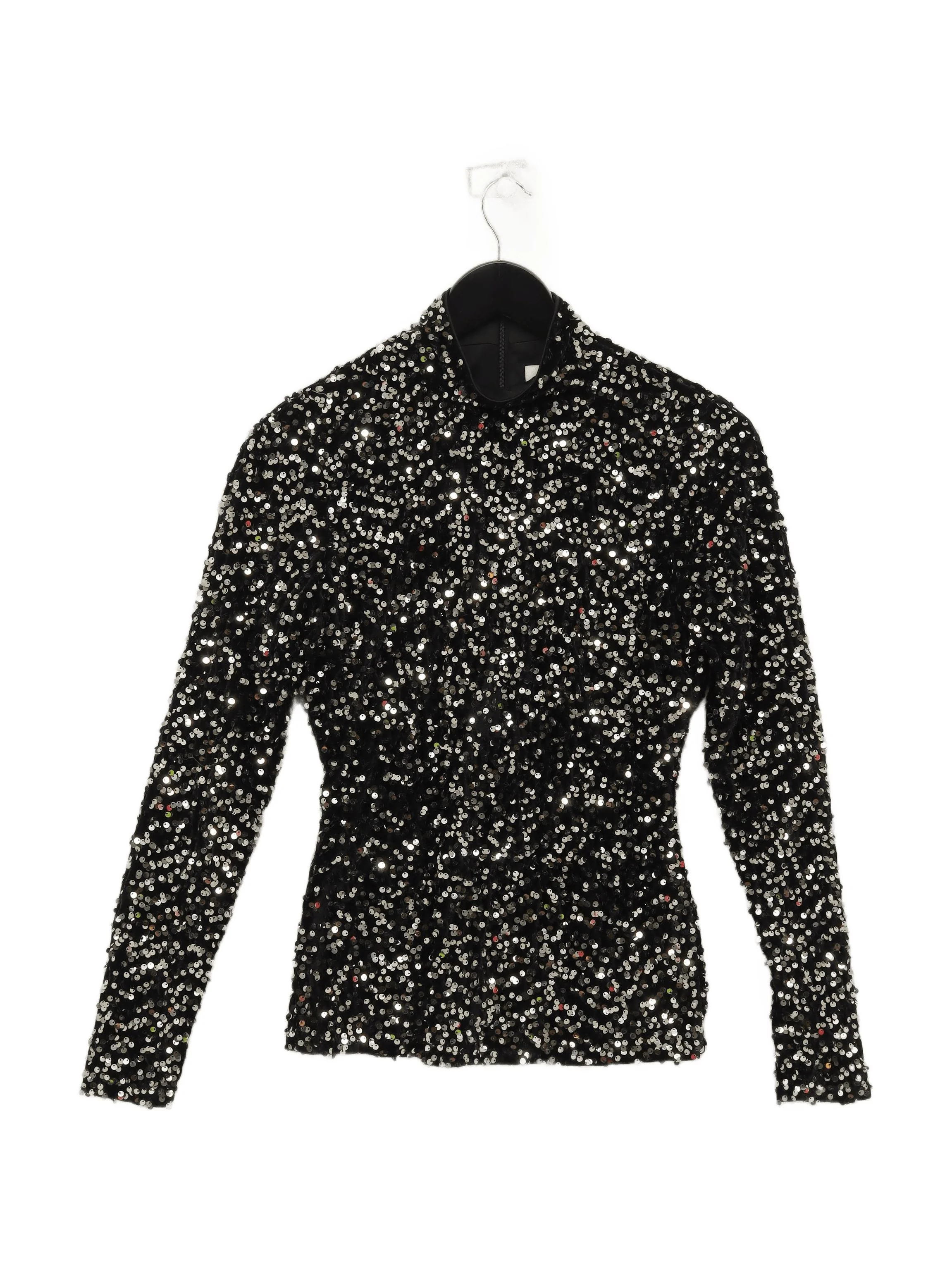 Albaray Women's Top UK 10 Multi 100% Other Long Sleeve Mock Neck Basic