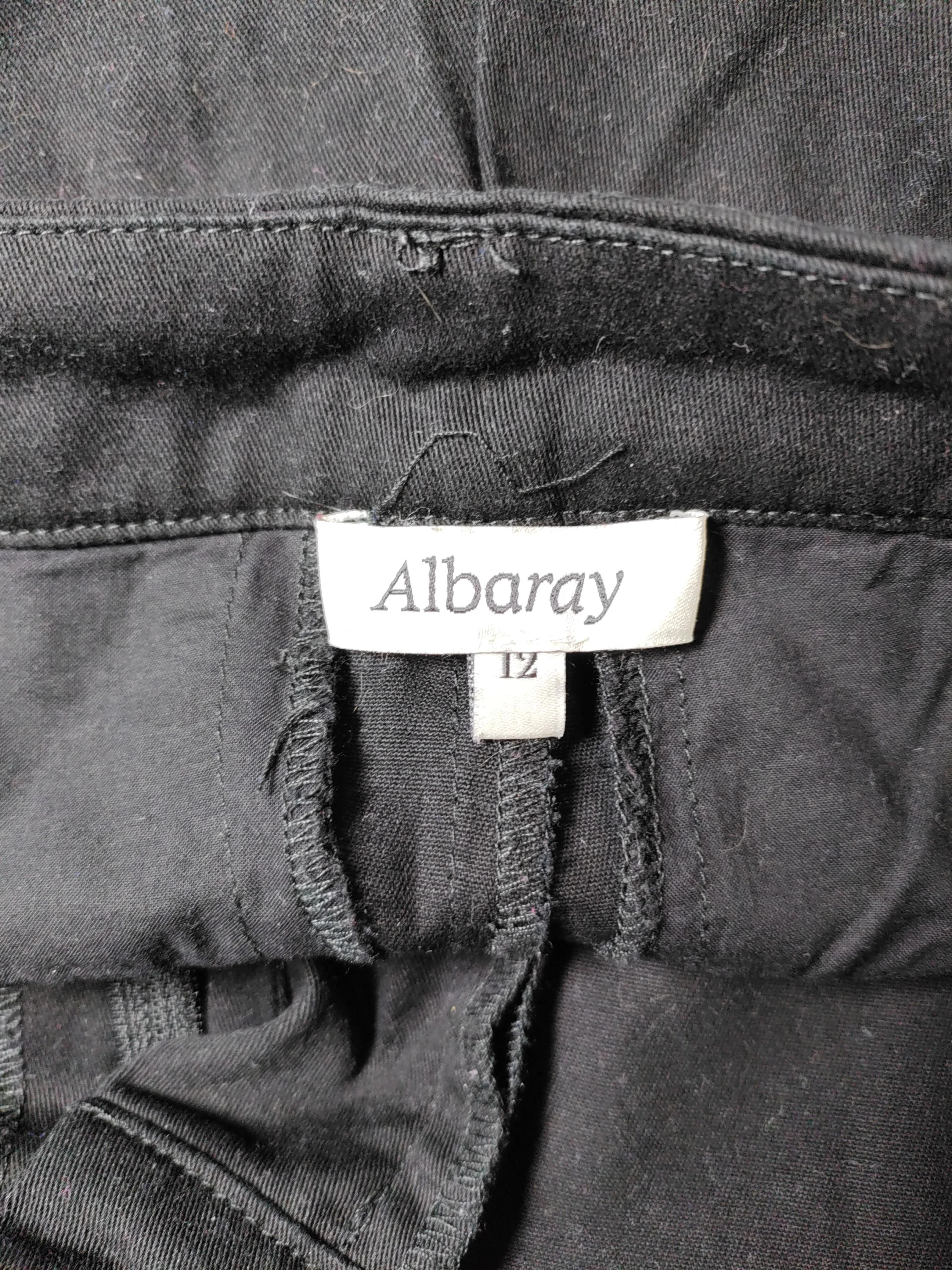 Albaray Women's Trousers UK 12 Black 100% Cotton Wide-Leg Cargo - Image 5