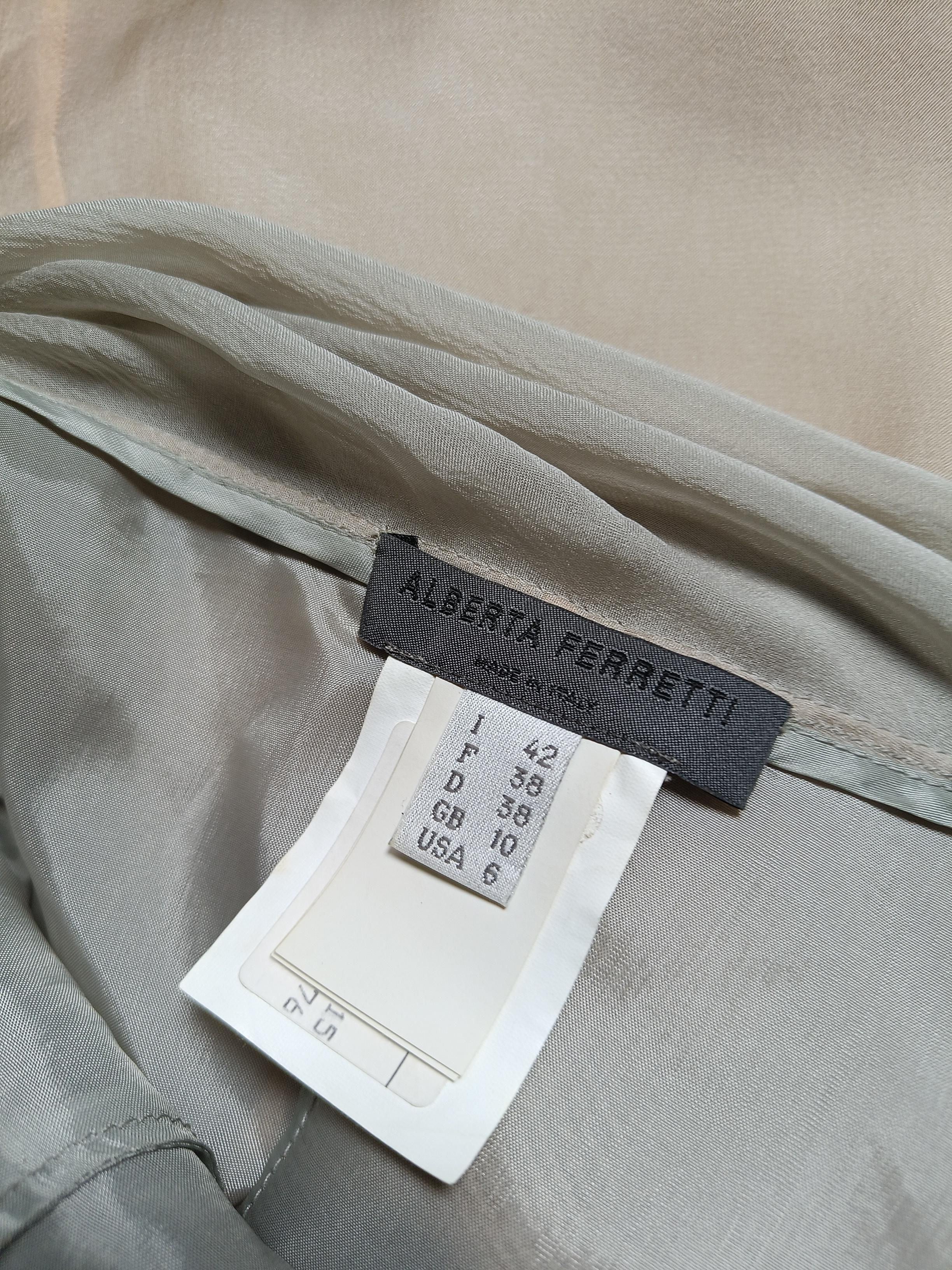 Alberta Ferretti A-Line Mini Dress UK10 in Multi - Image 5