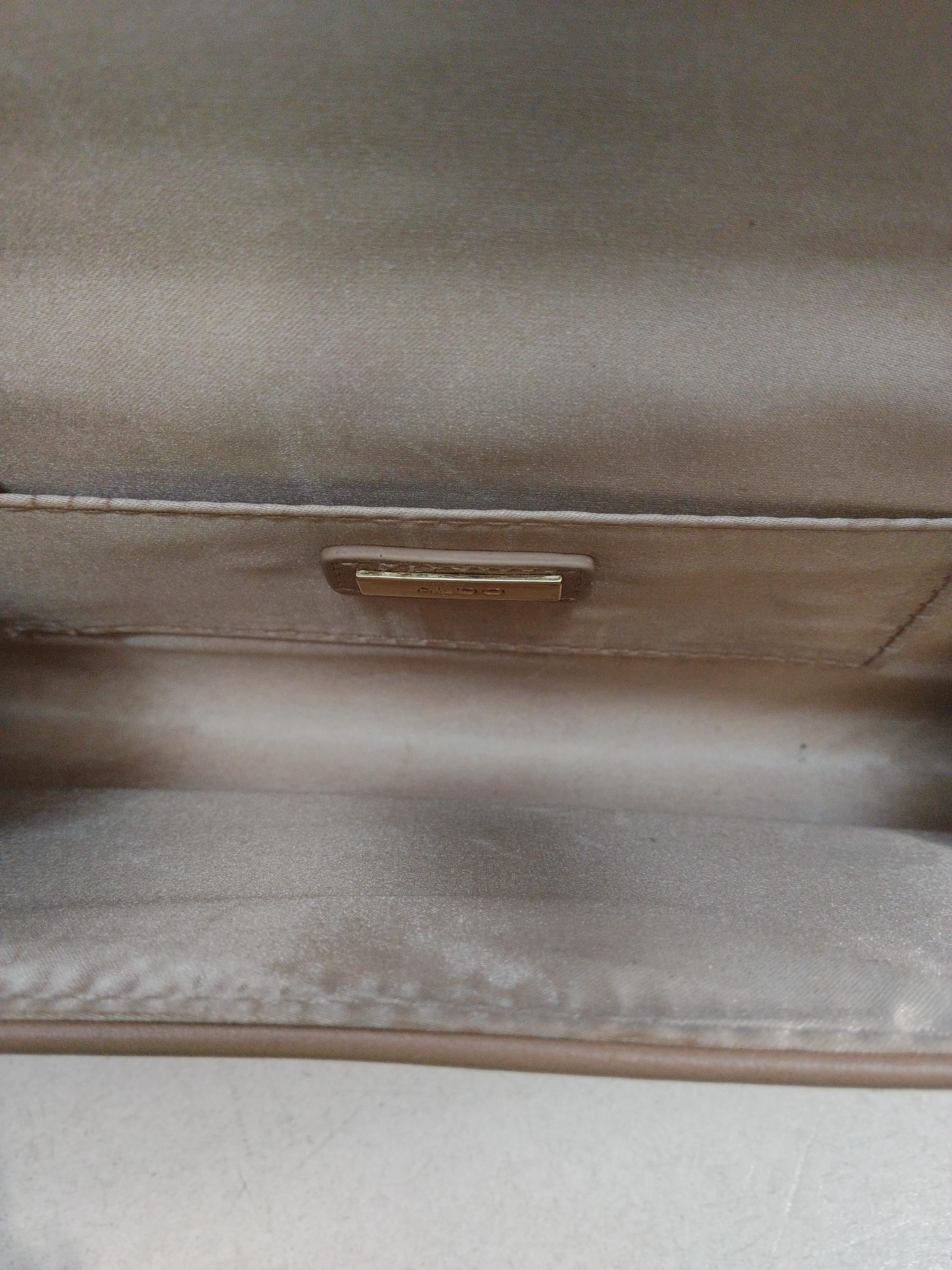 Aldo Women's Bag Tan Animal Print 100% Faux Leather Clutch - Image 4