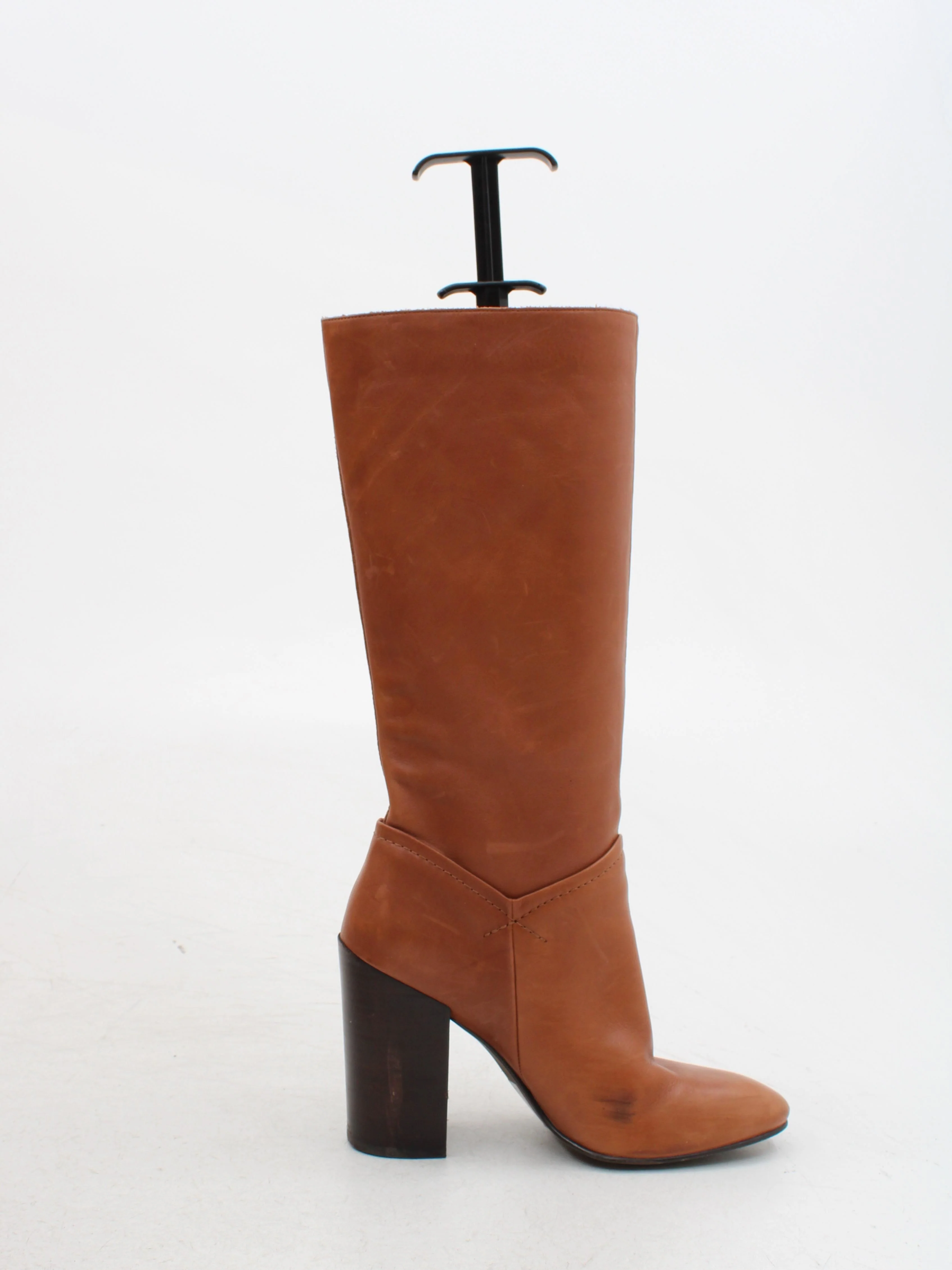 Aldo Women's Boots UK 5 Tan 100% Leather Riding Boot - Image 5