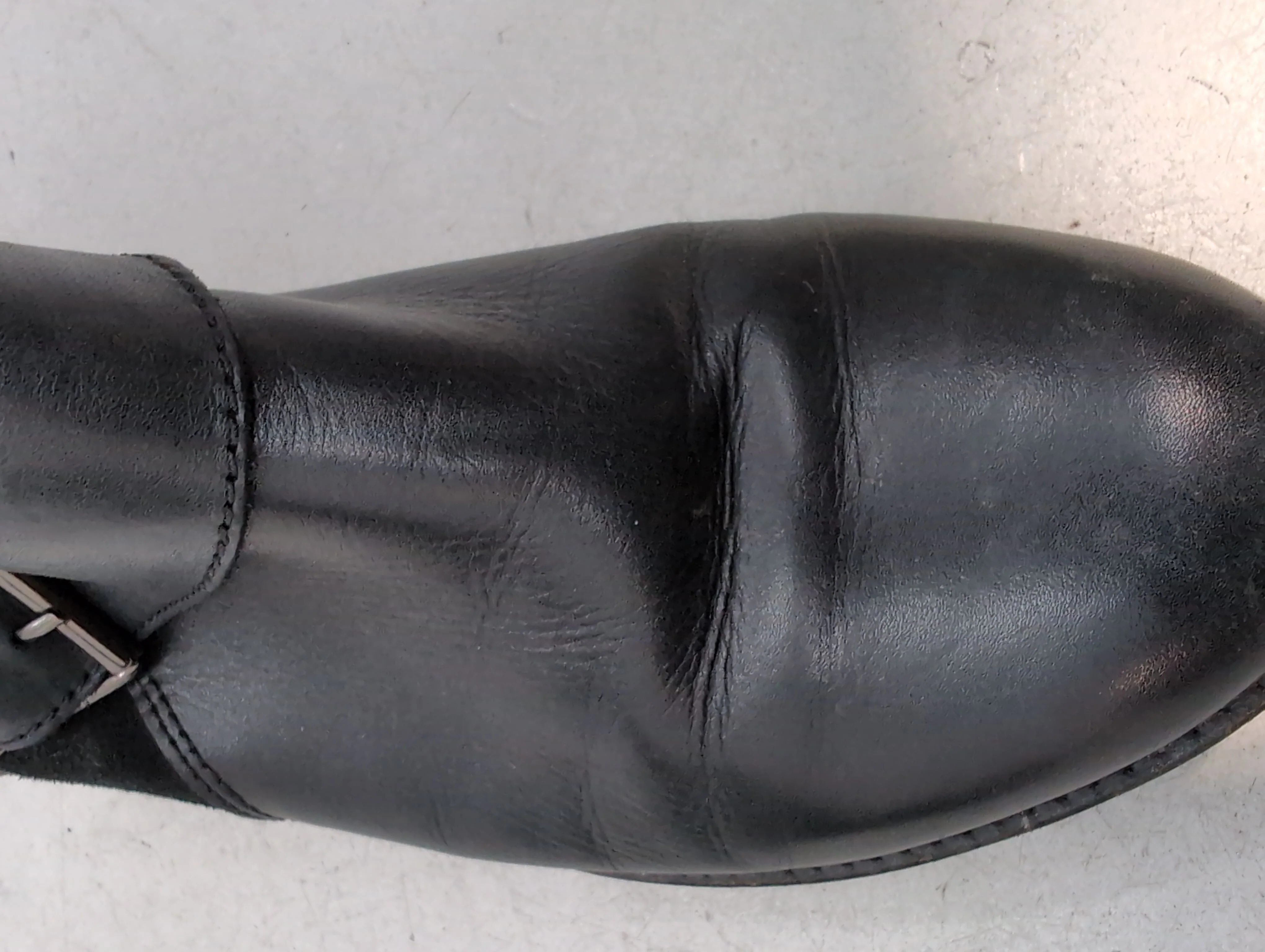Aldo Women's Boots UK 6.5 Black Leather with Suede, Faux Fur Combat - Image 9