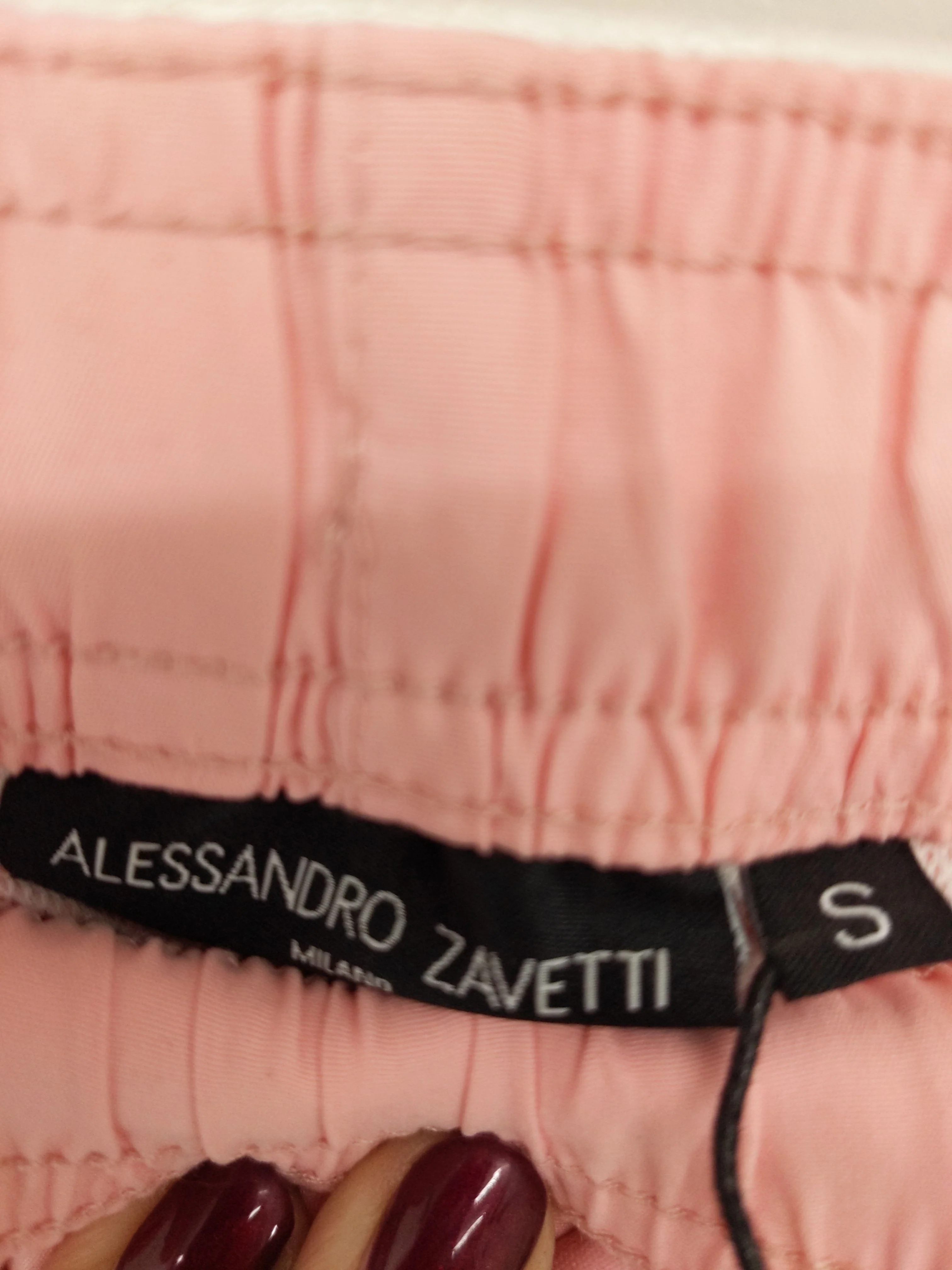 Alessandro Zavetti swim trunks in pink RRP £30 - Image 5