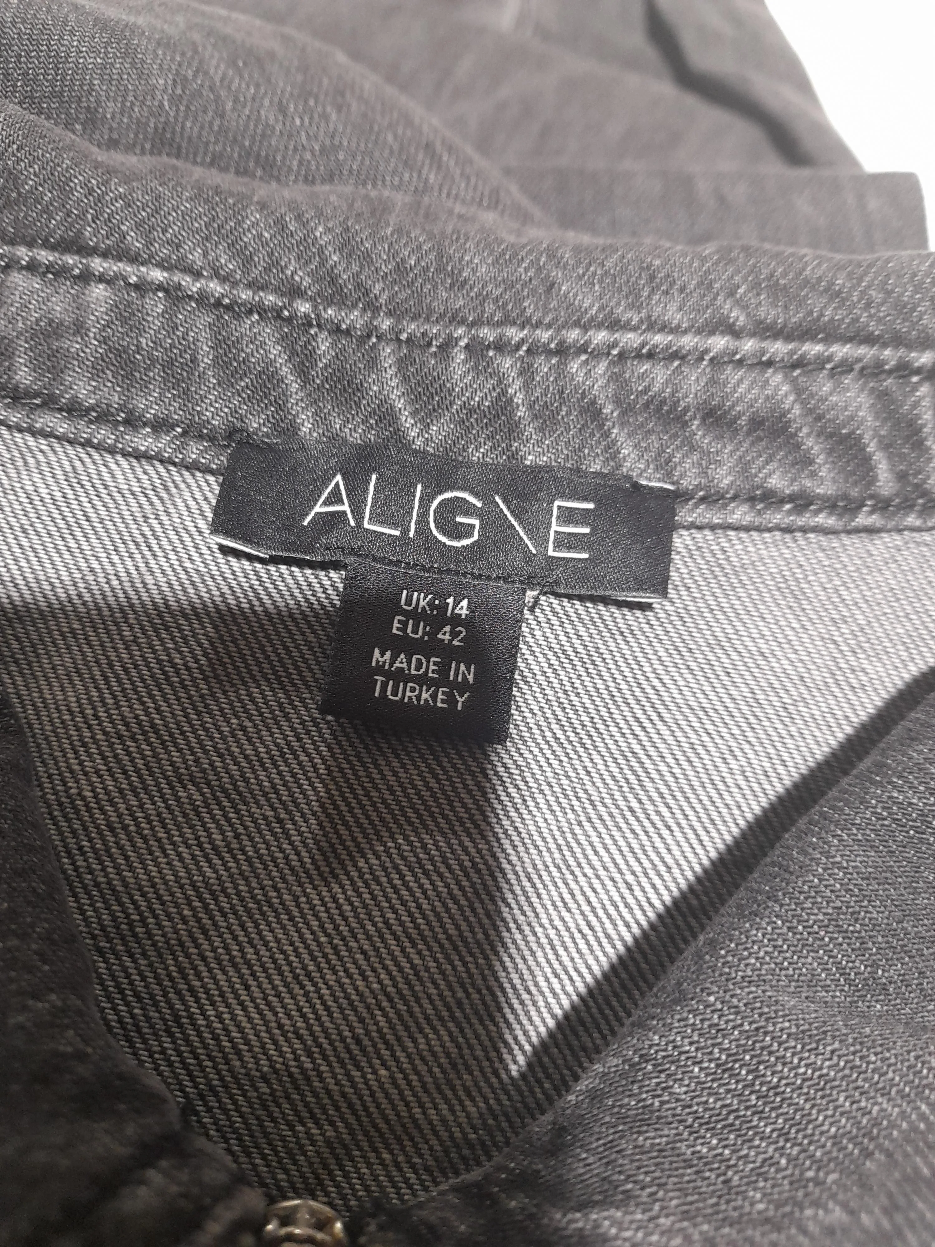 Aligne Shirt Midi Dress UK14 in Grey - Image 5