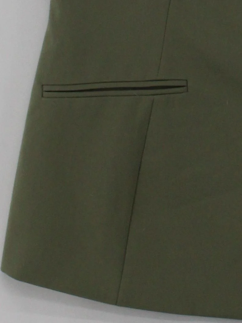 Aligne Women's Coat UK 16 Green Polyester with Viscose, Elastane Overcoat - Image 4
