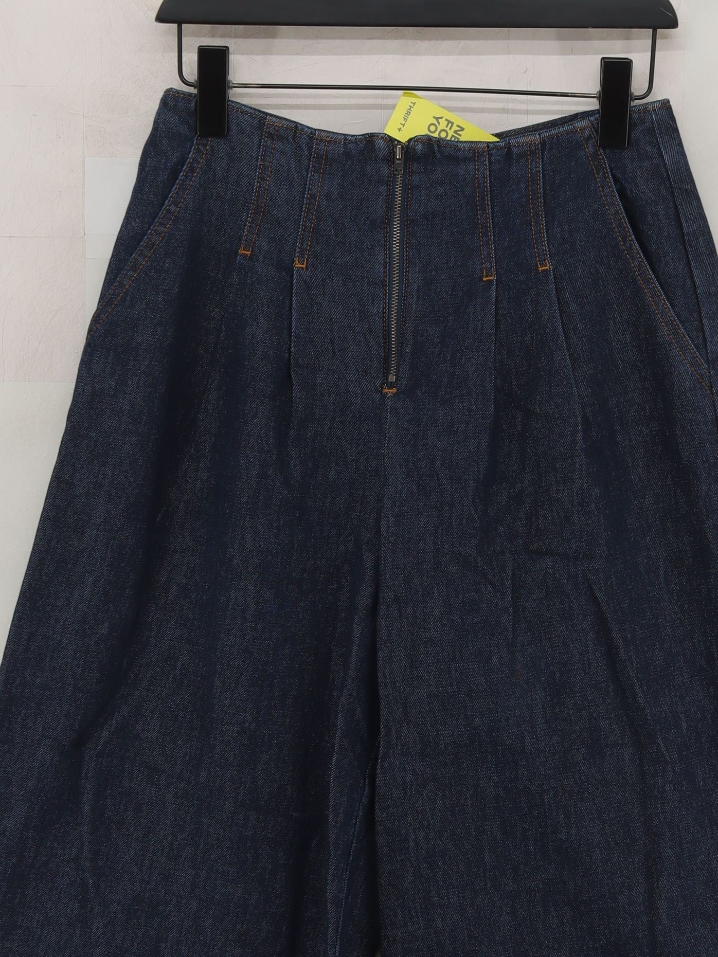 Aligne Women's Jeans W 28 in Blue 100% Cotton Wide-Leg - Image 3