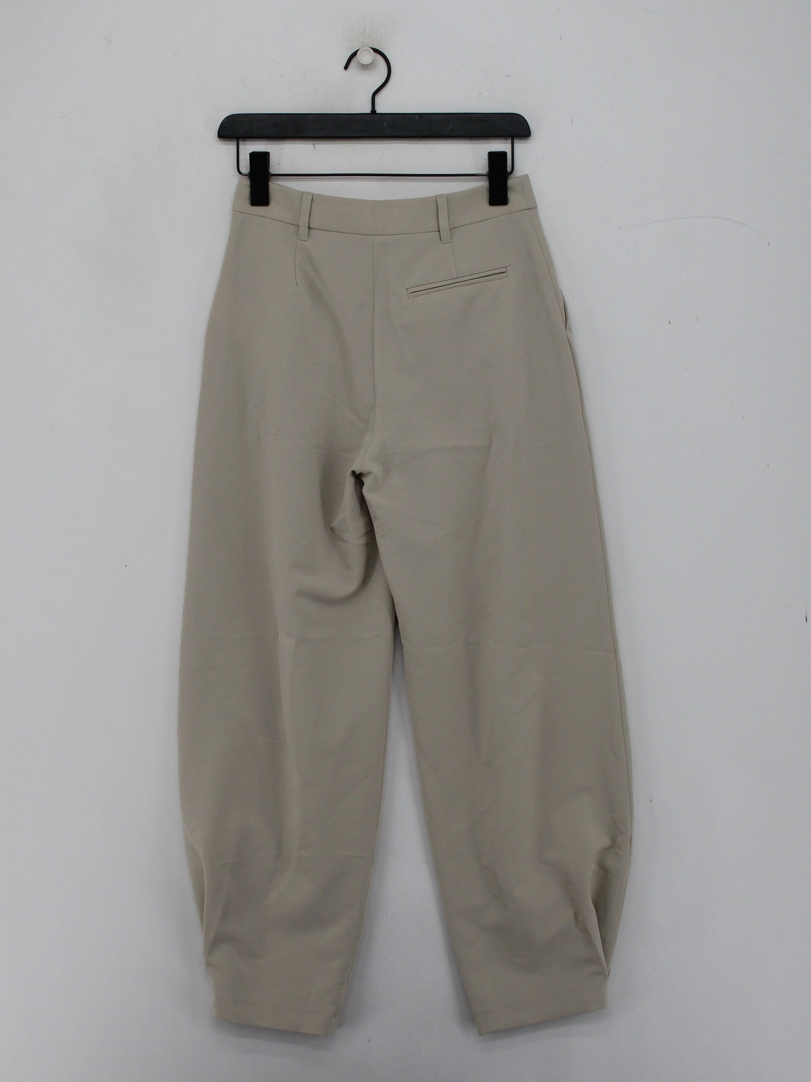 Aligne Women's Trousers UK 8 Cream Polyester with Viscose, Elastane Cropped - Image 2