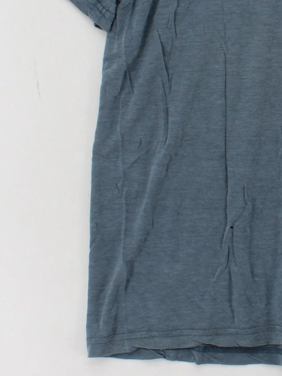 Allbirds Men's T-Shirt M Blue Lyocell Modal with Wool, Spandex Basic - Image 4