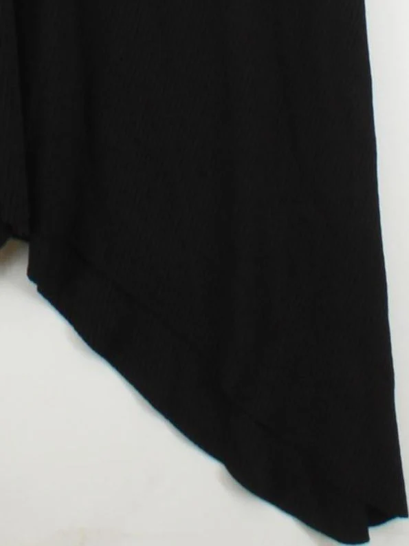 AllSaints A-Line Midi Dress UK12 in Black - Image 4