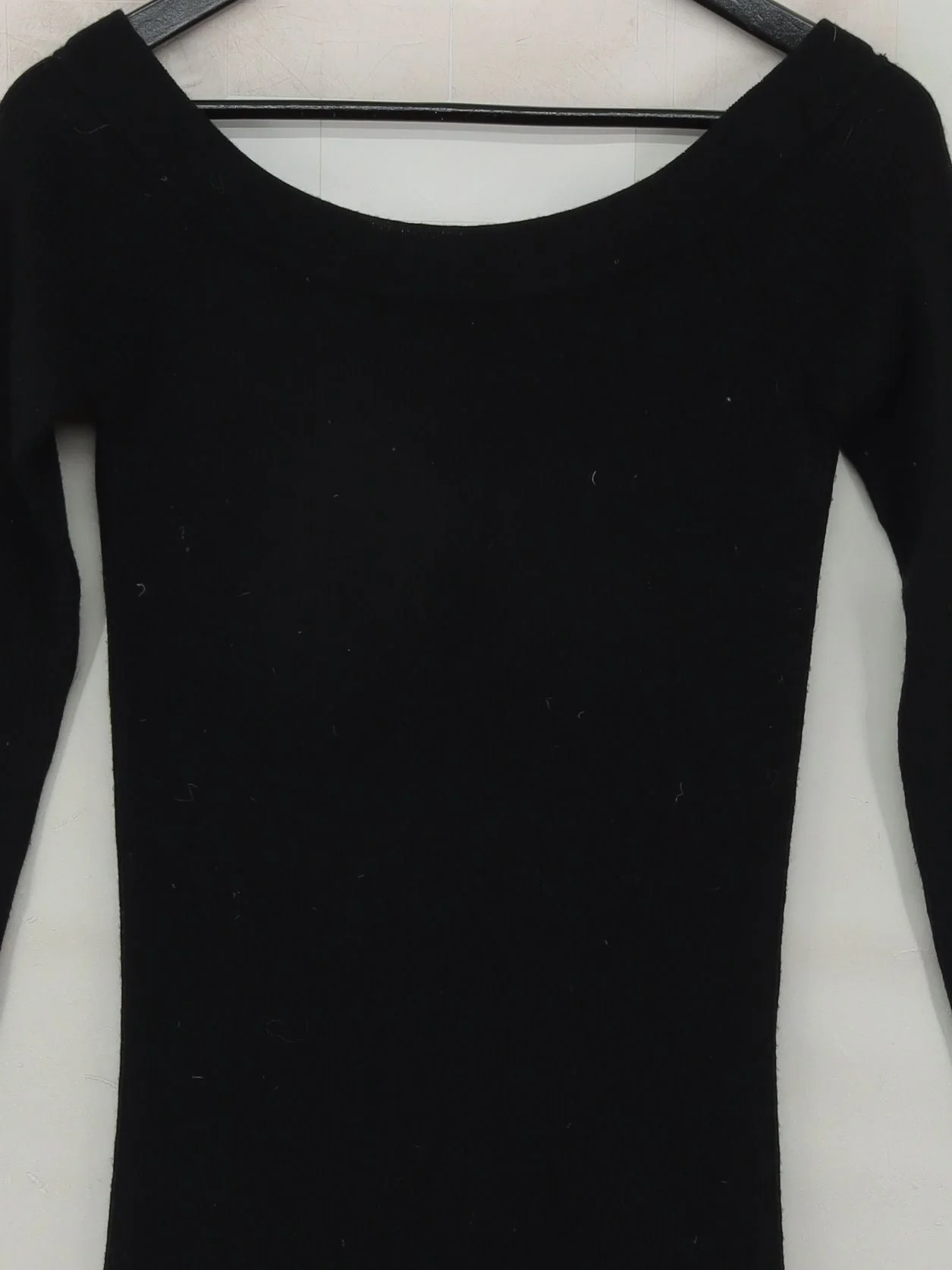 AllSaints Bodycon Midi Dress M in Black - Image 3