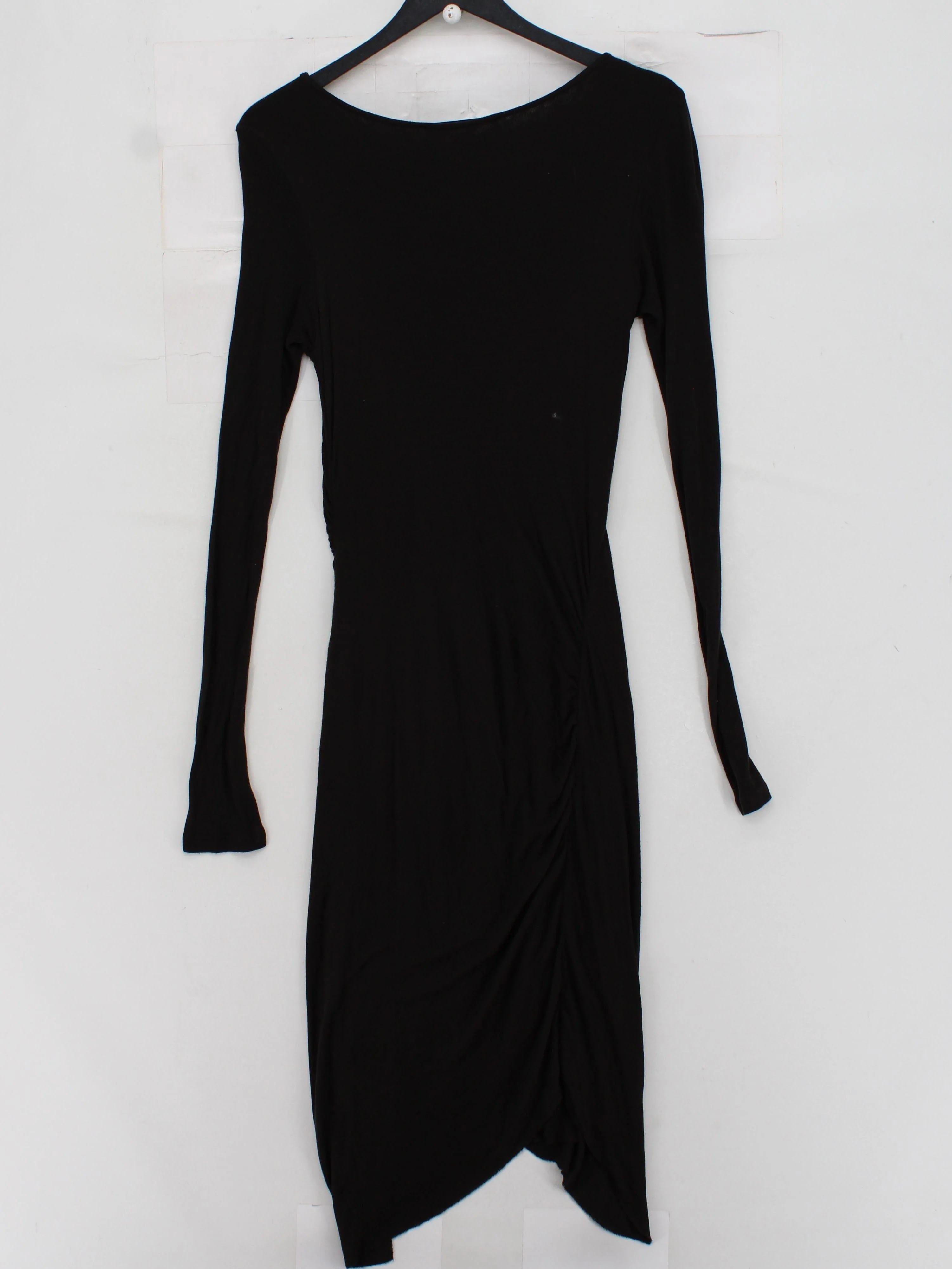 AllSaints Bodycon Midi Dress M in Black - Image 2