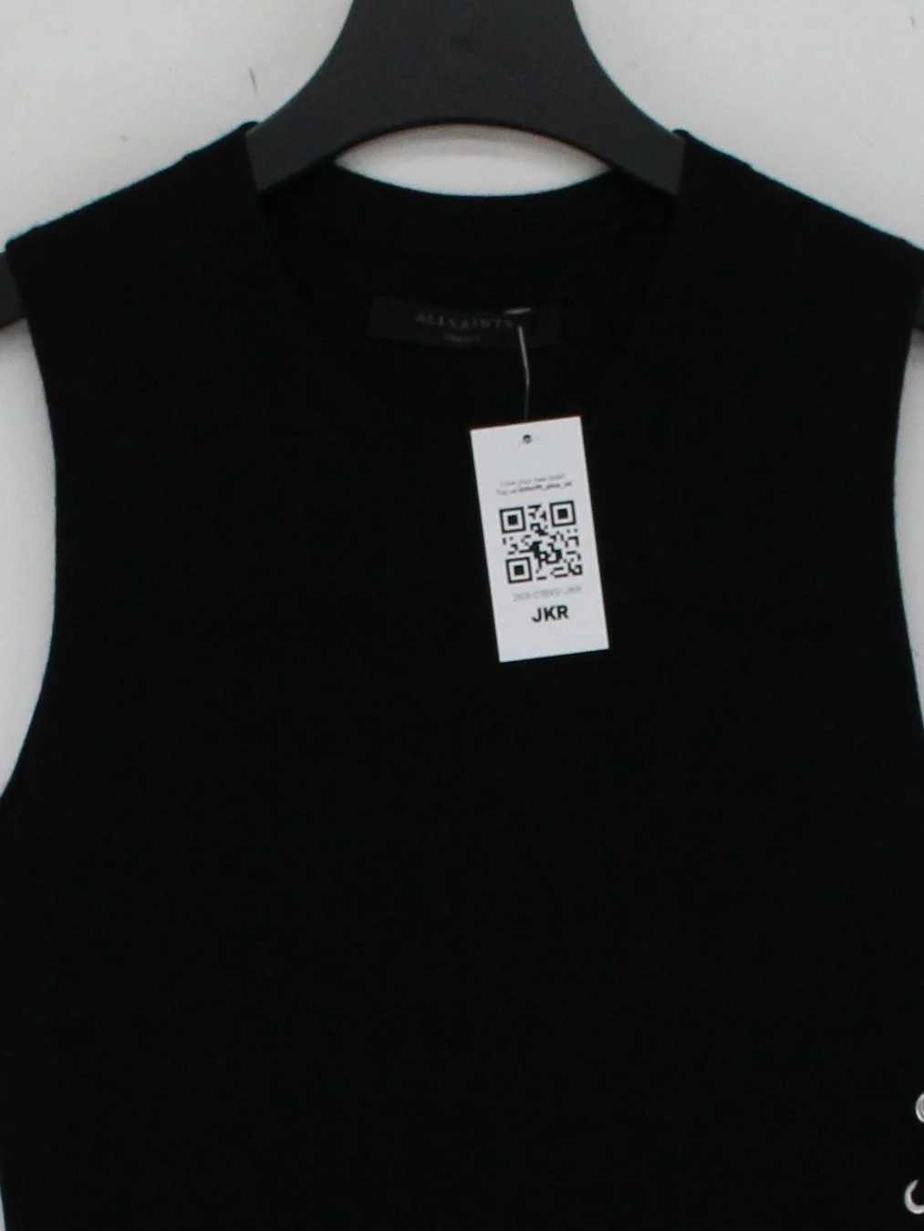 AllSaints Bodycon Mini Dress S in Black - Image 3
