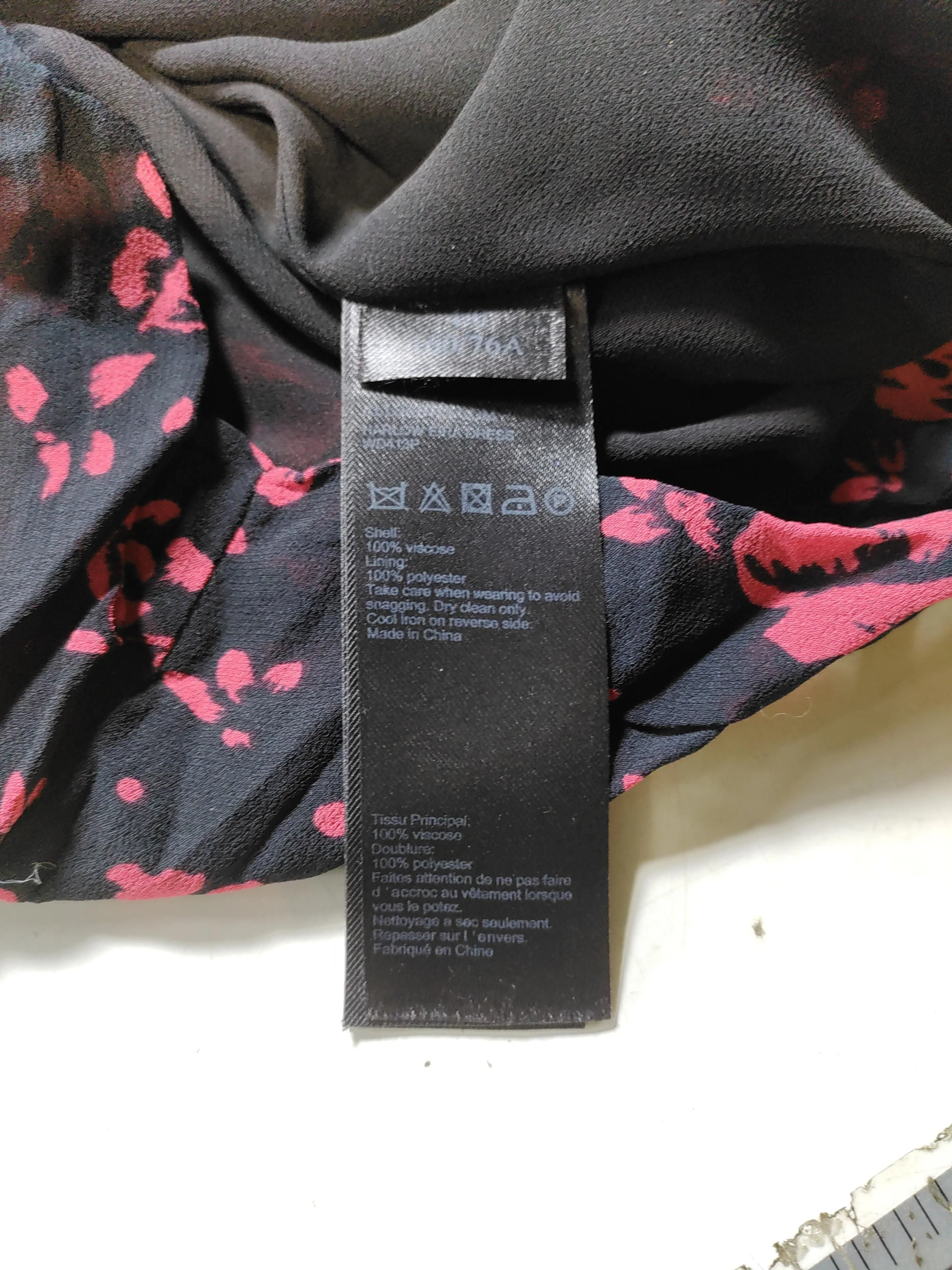 AllSaints Bodycon Mini Dress UK4 in Black - Image 6