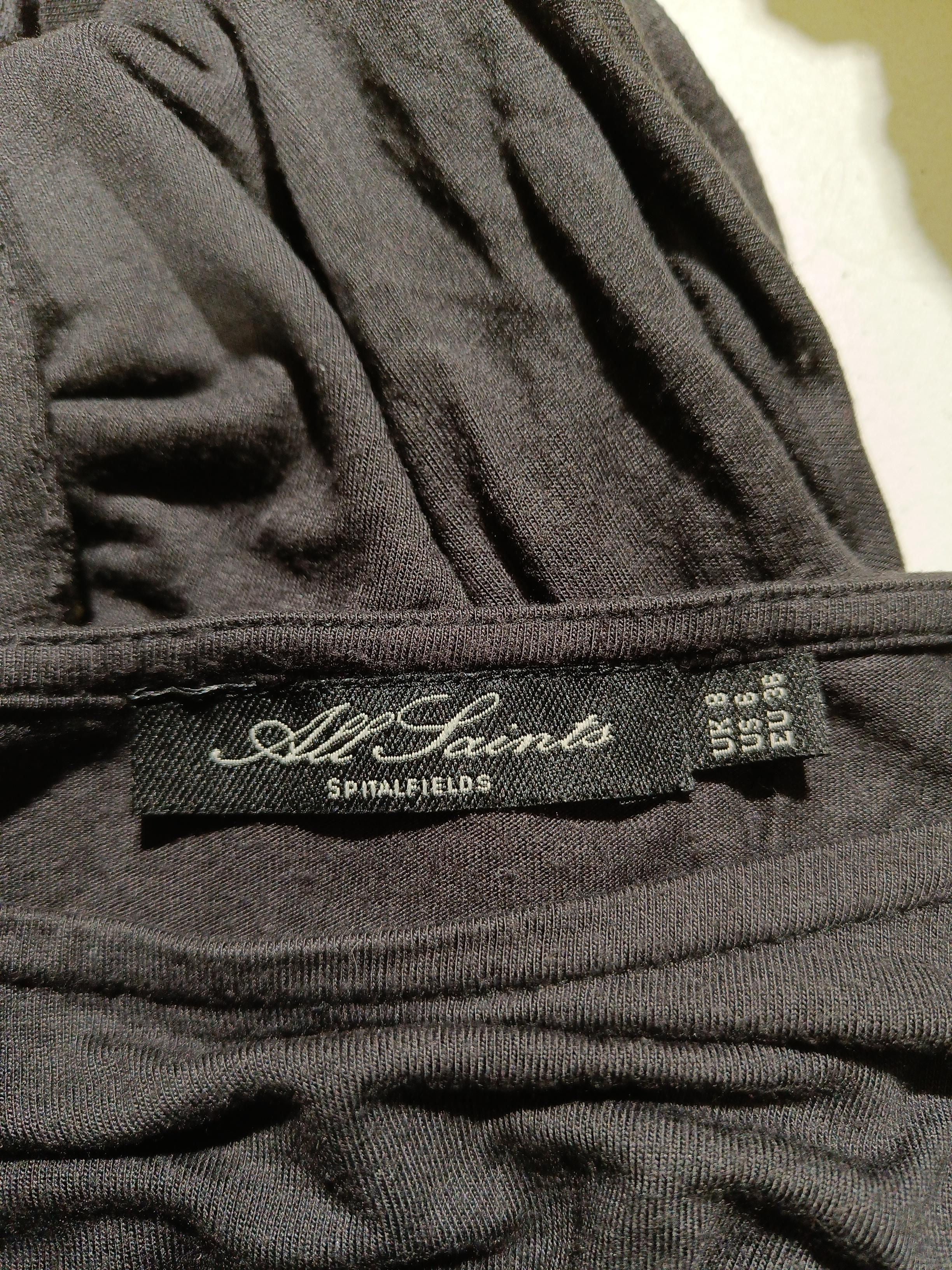 AllSaints Bodycon Mini Dress UK8 in Black - Image 5