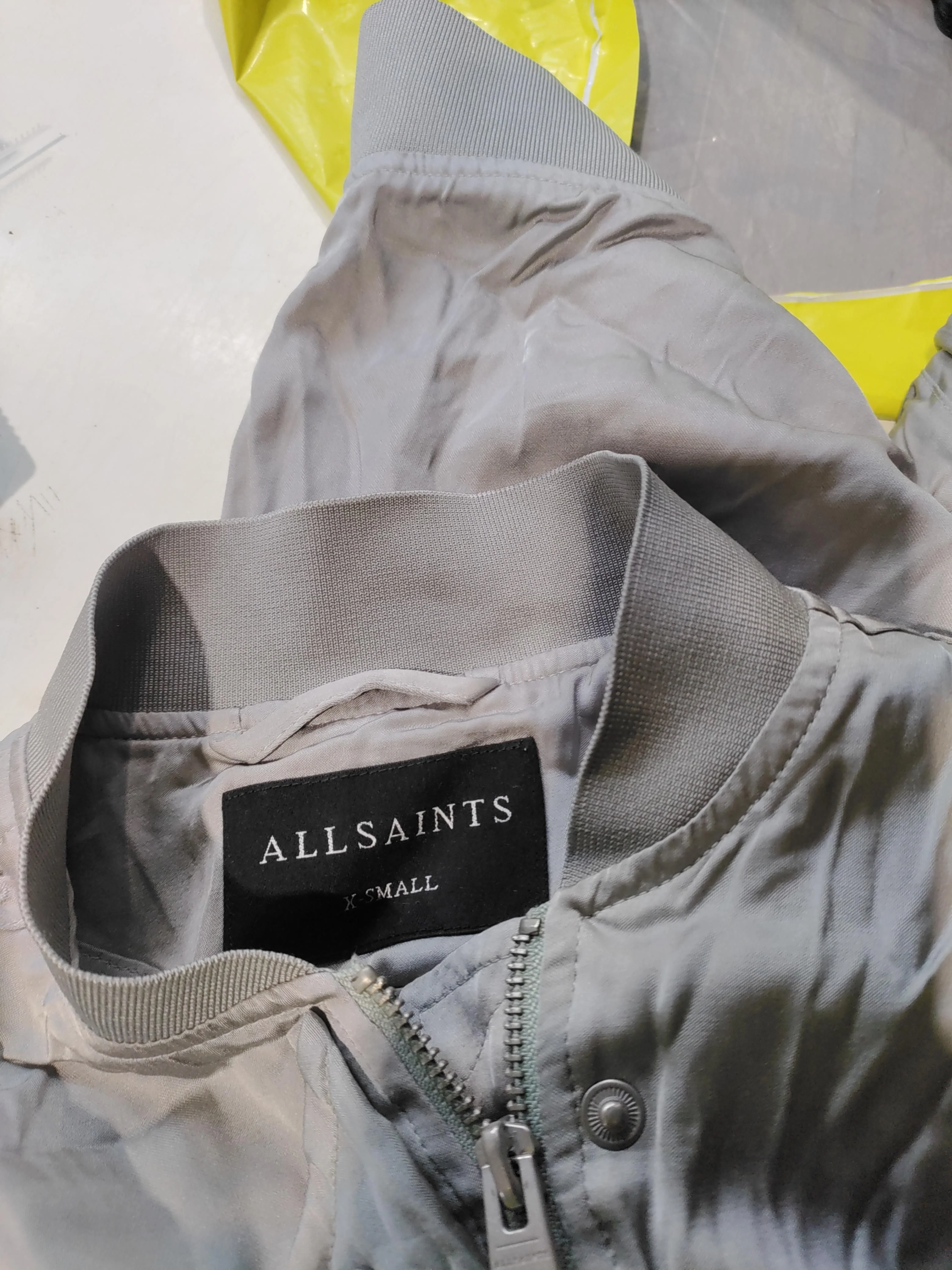 AllSaints Bomber Jacket jacket grey - Image 5