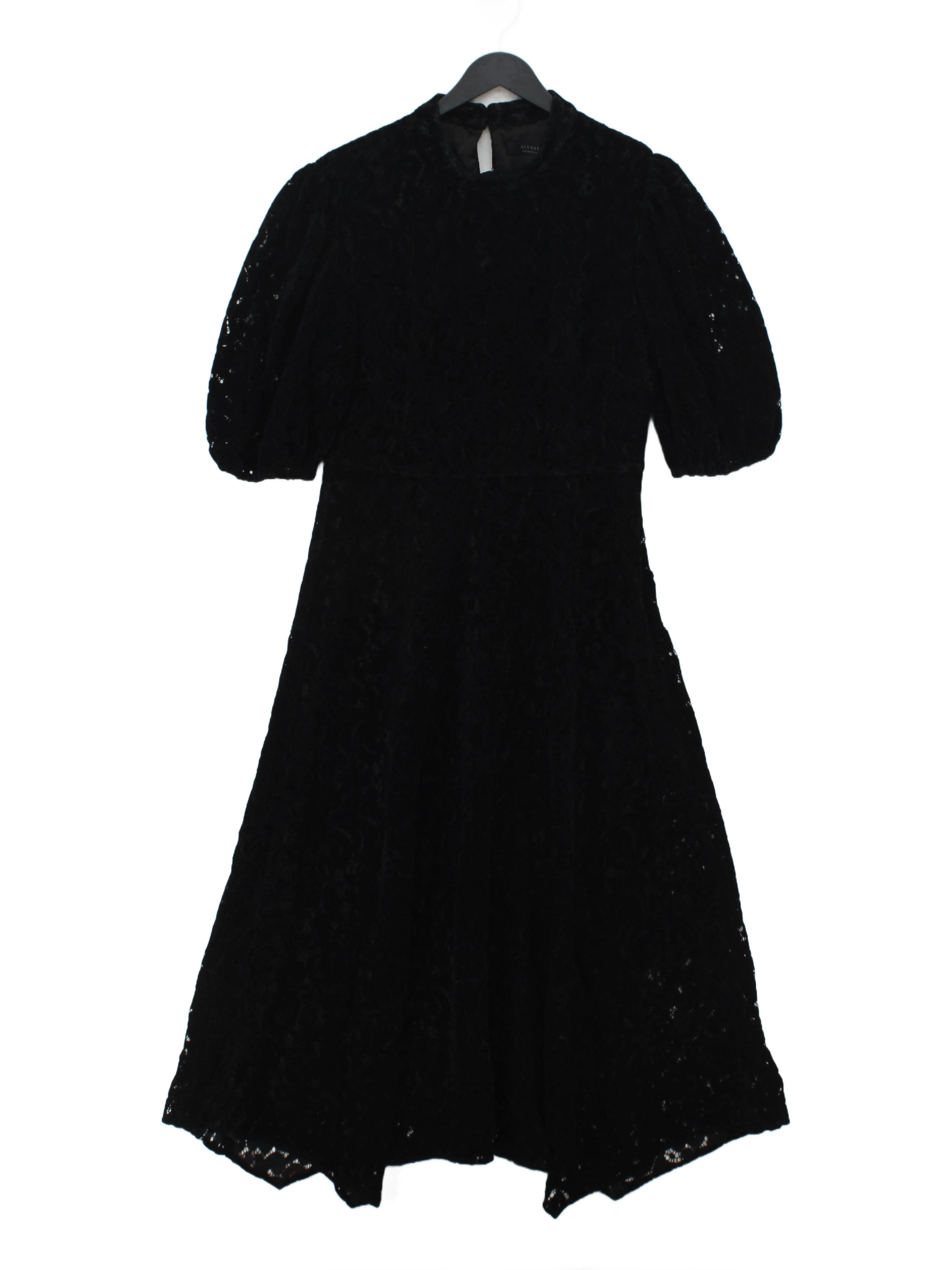 AllSaints Jumper Midi Dress UK10 in Black