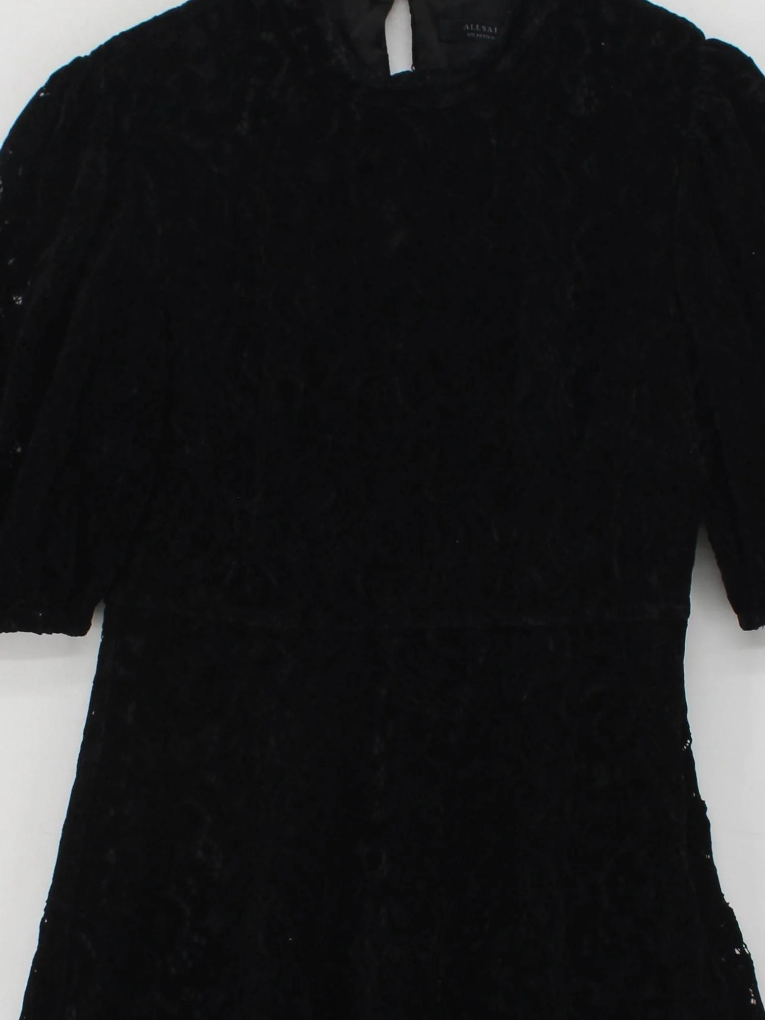 AllSaints Jumper Midi Dress UK10 in Black - Image 3