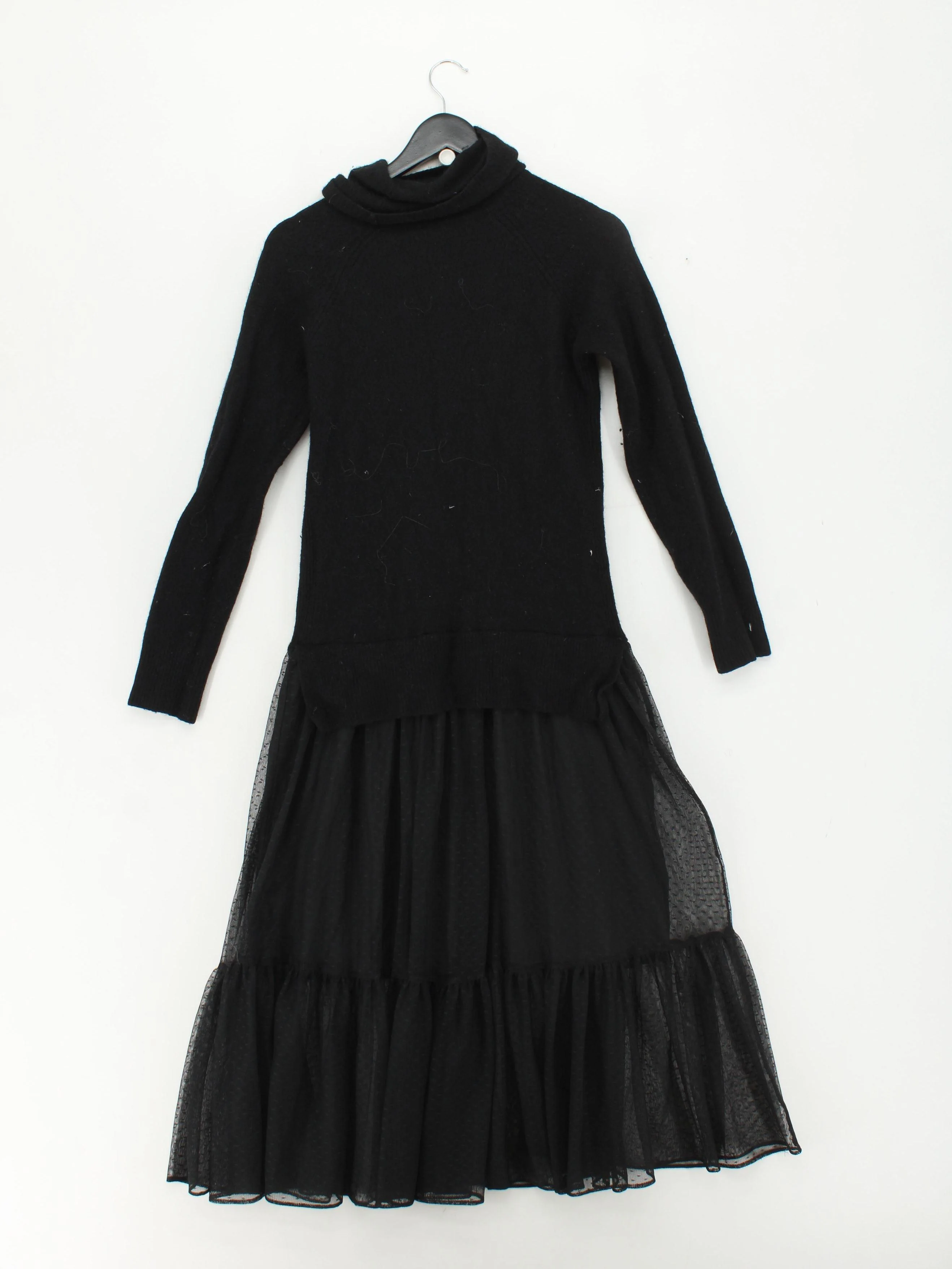 AllSaints Jumper Midi Dress XS in Black - Image 2