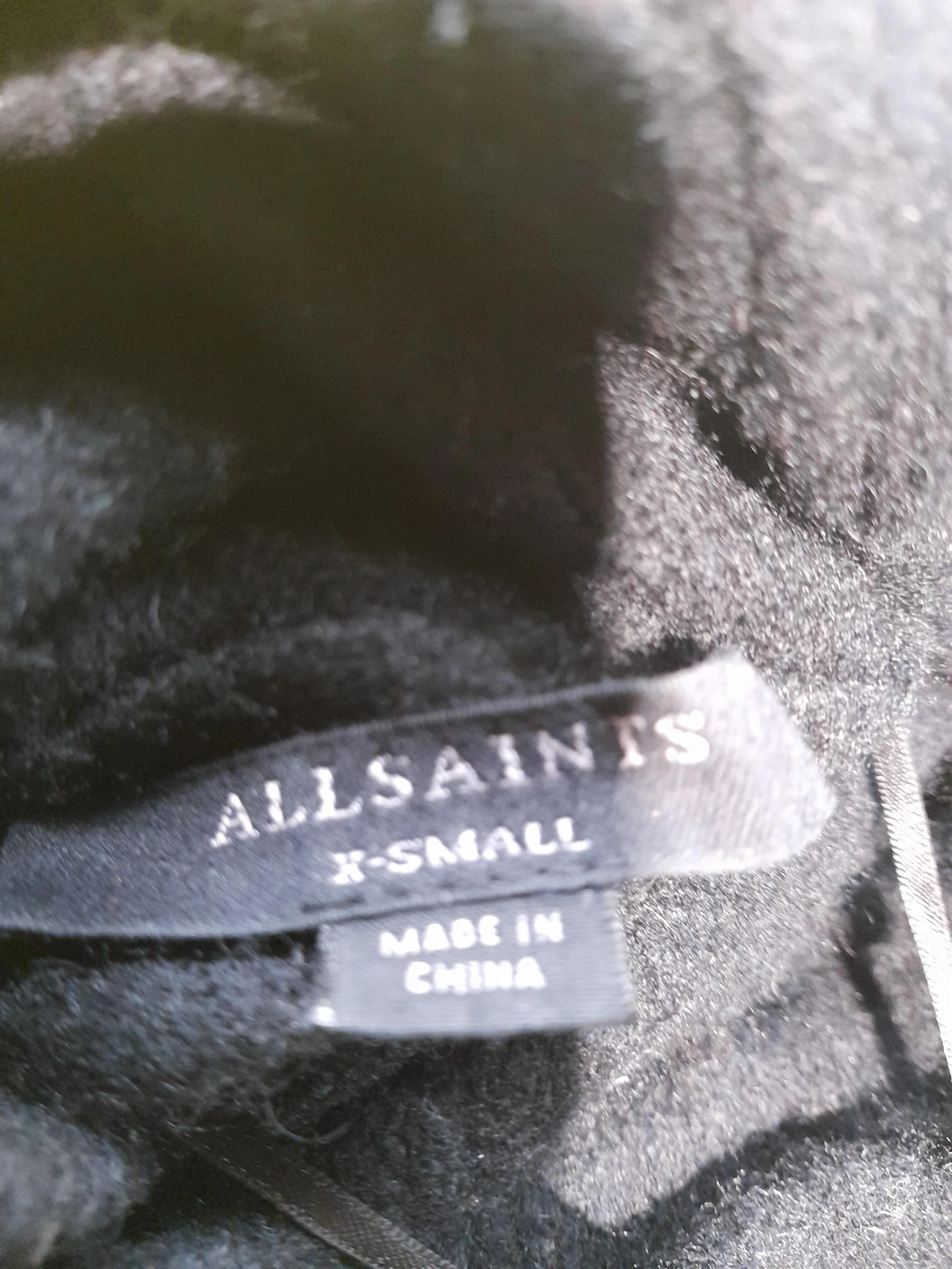 AllSaints Jumper Midi Dress XS in Black - Image 5