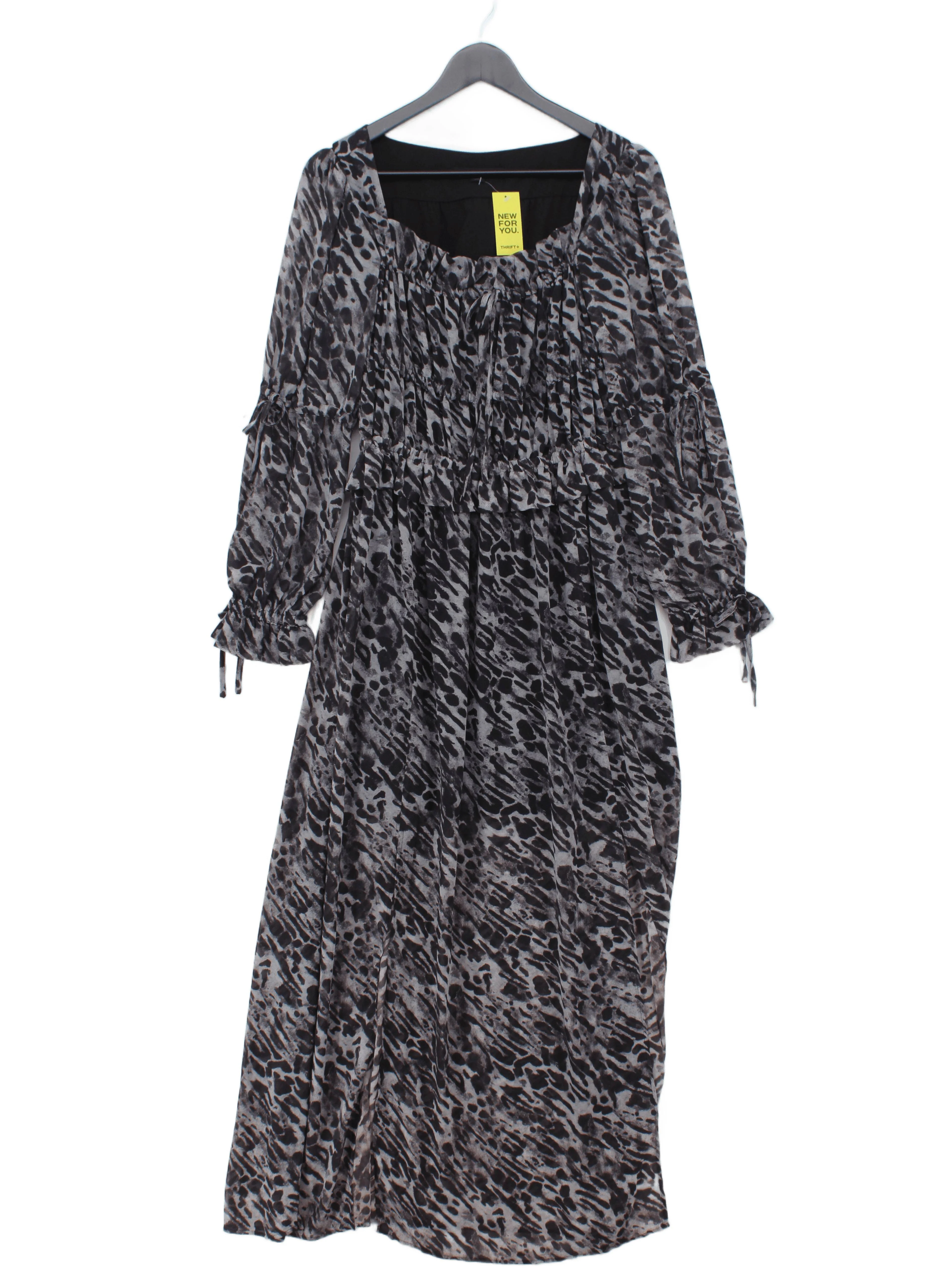 AllSaints Maxi Dress UK10 in Grey