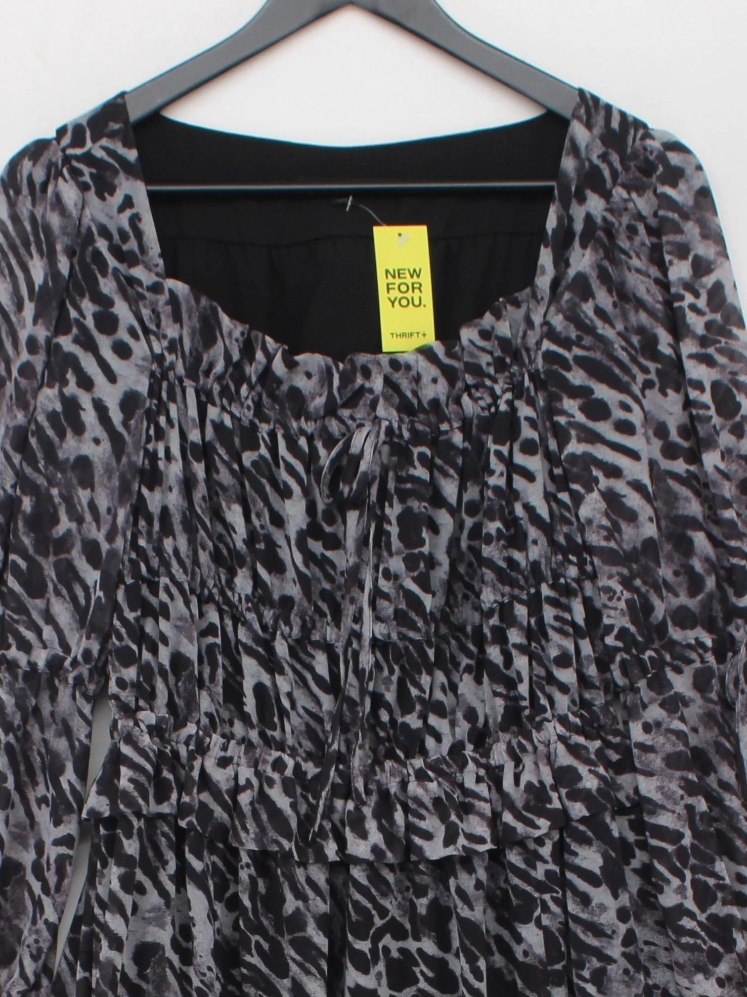 AllSaints Maxi Dress UK10 in Grey - Image 3