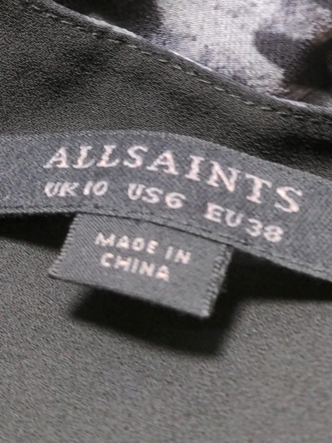 AllSaints Maxi Dress UK10 in Grey - Image 5
