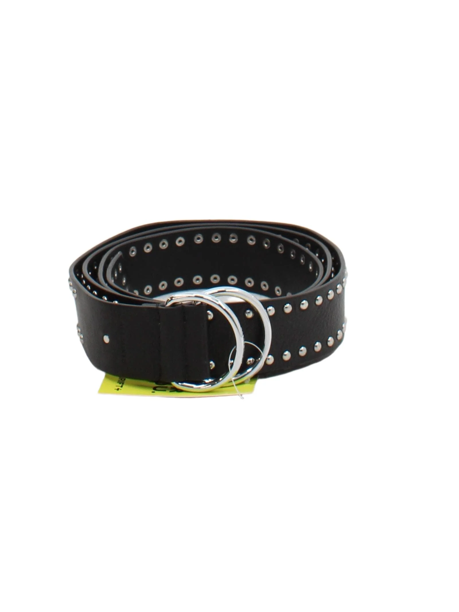 AllSaints Men's Belt M Black 100% Leather Dress Belt
