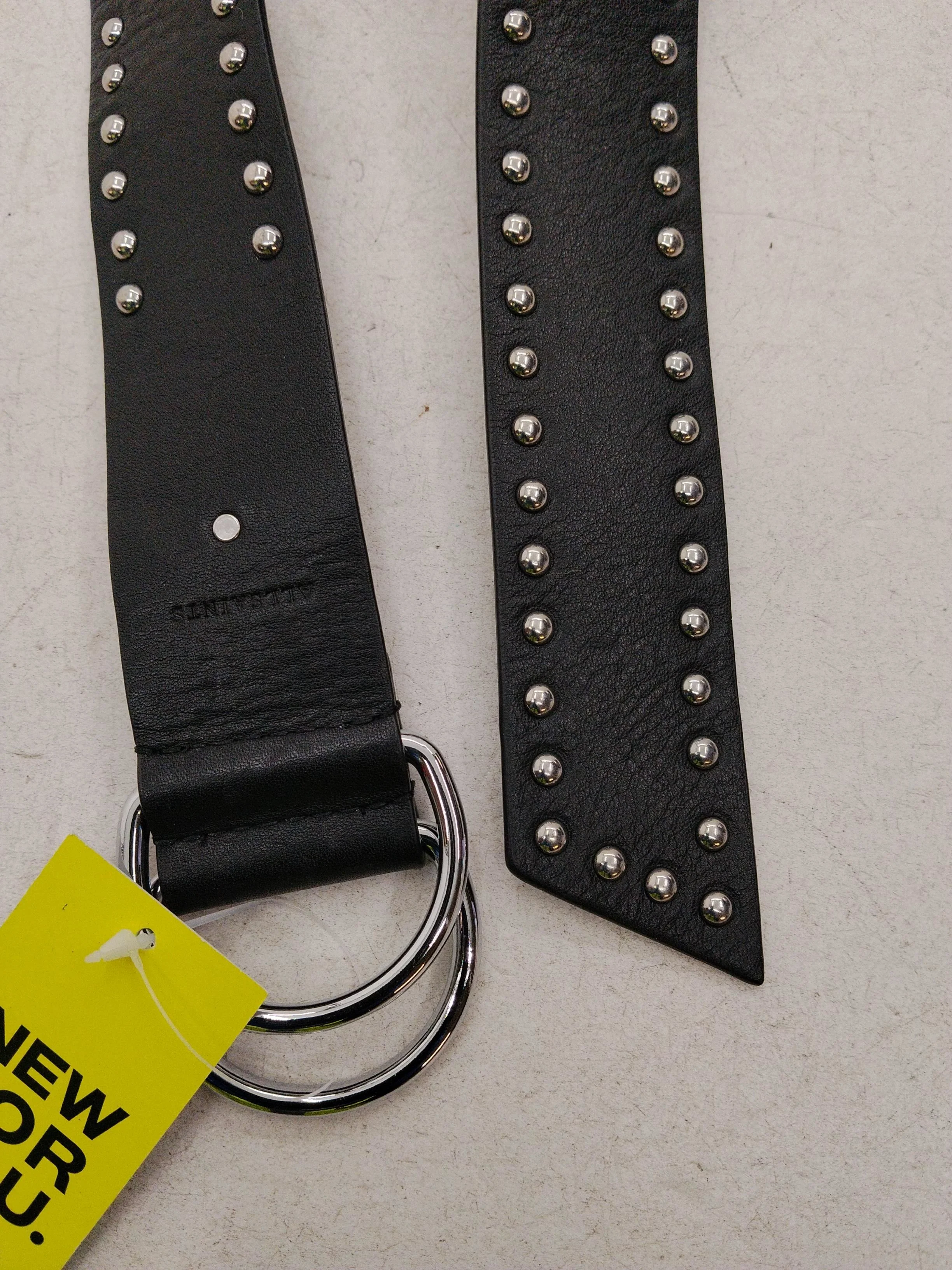 AllSaints Men's Belt M Black 100% Leather Dress Belt - Image 3