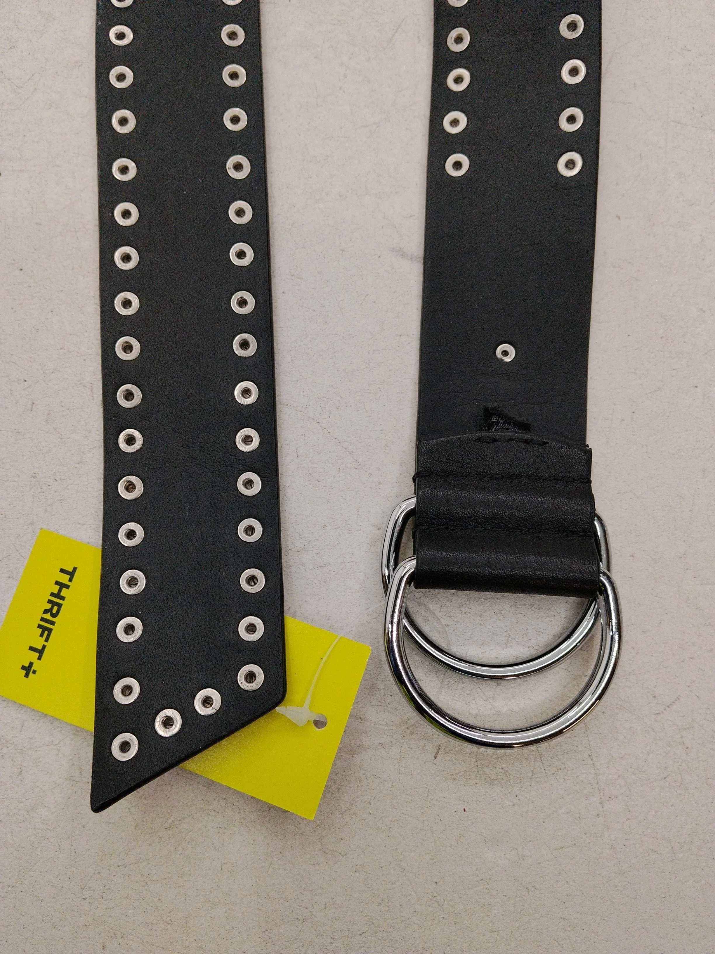 AllSaints Men's Belt M Black 100% Leather Dress Belt - Image 4