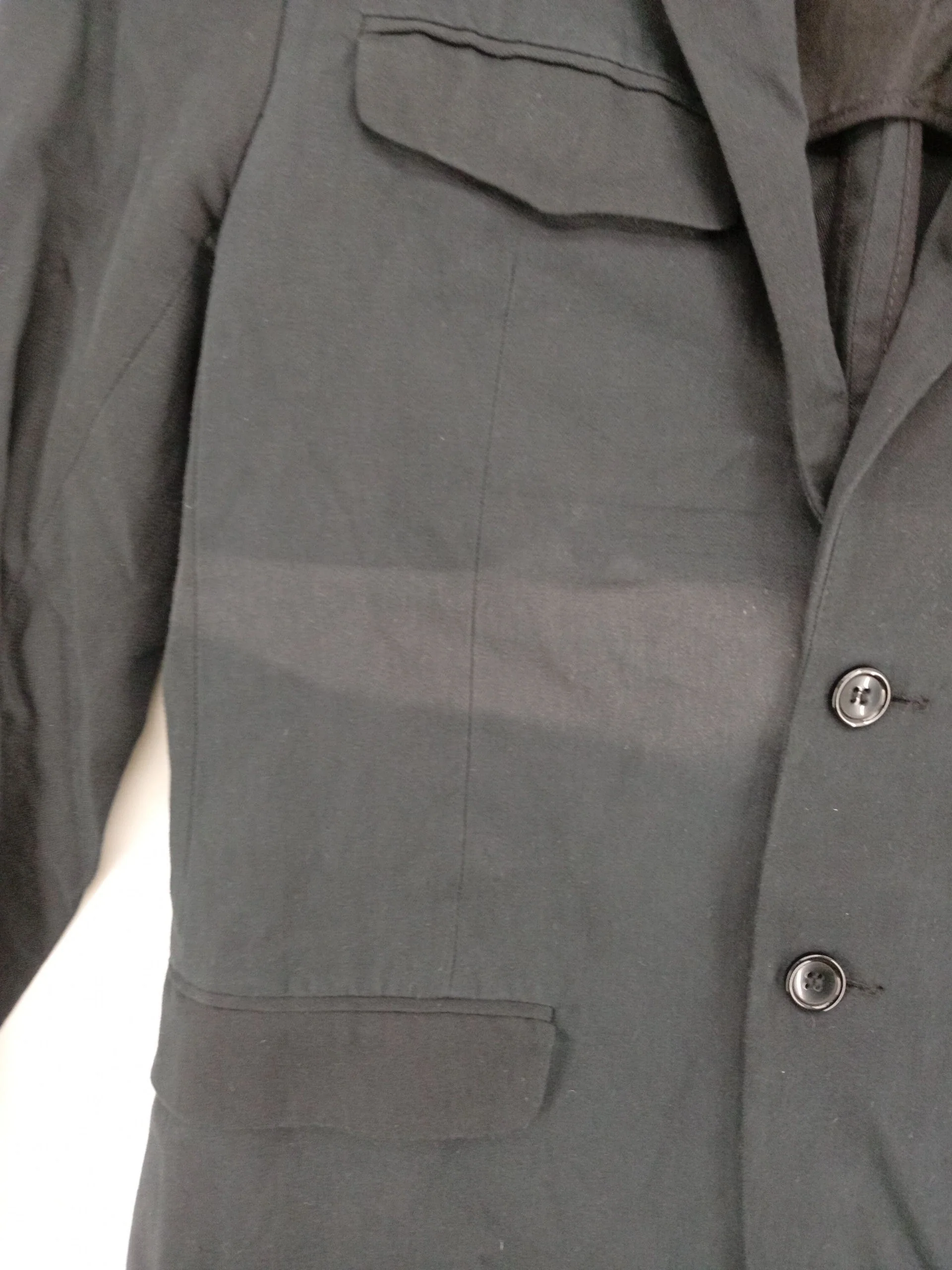 AllSaints Men's Blazer Chest: 38 in Black Cotton - Image 5
