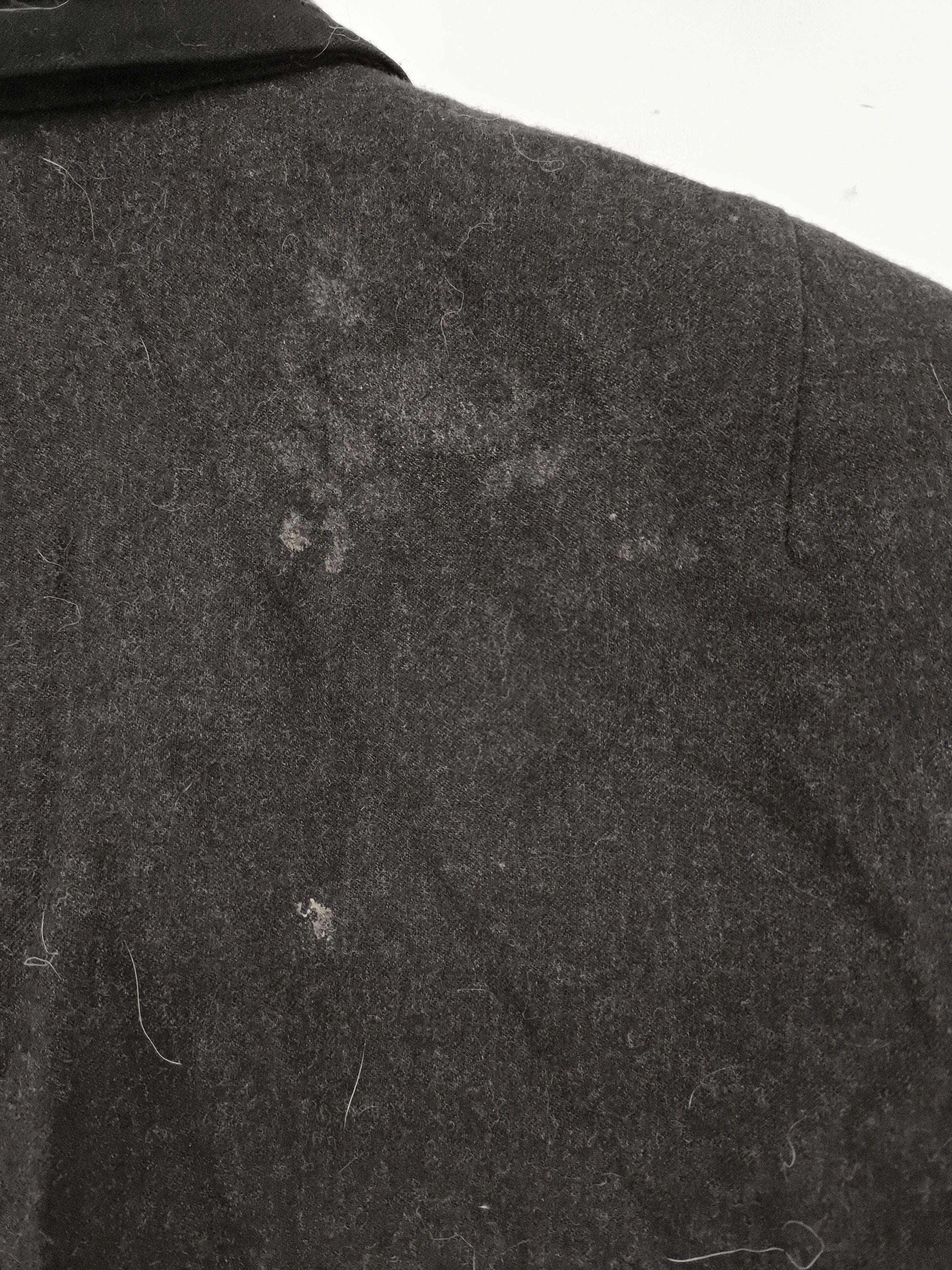 AllSaints Men's Blazer Chest: 38 in Black Wool with Cotton, Acetate Overcoat - Image 5