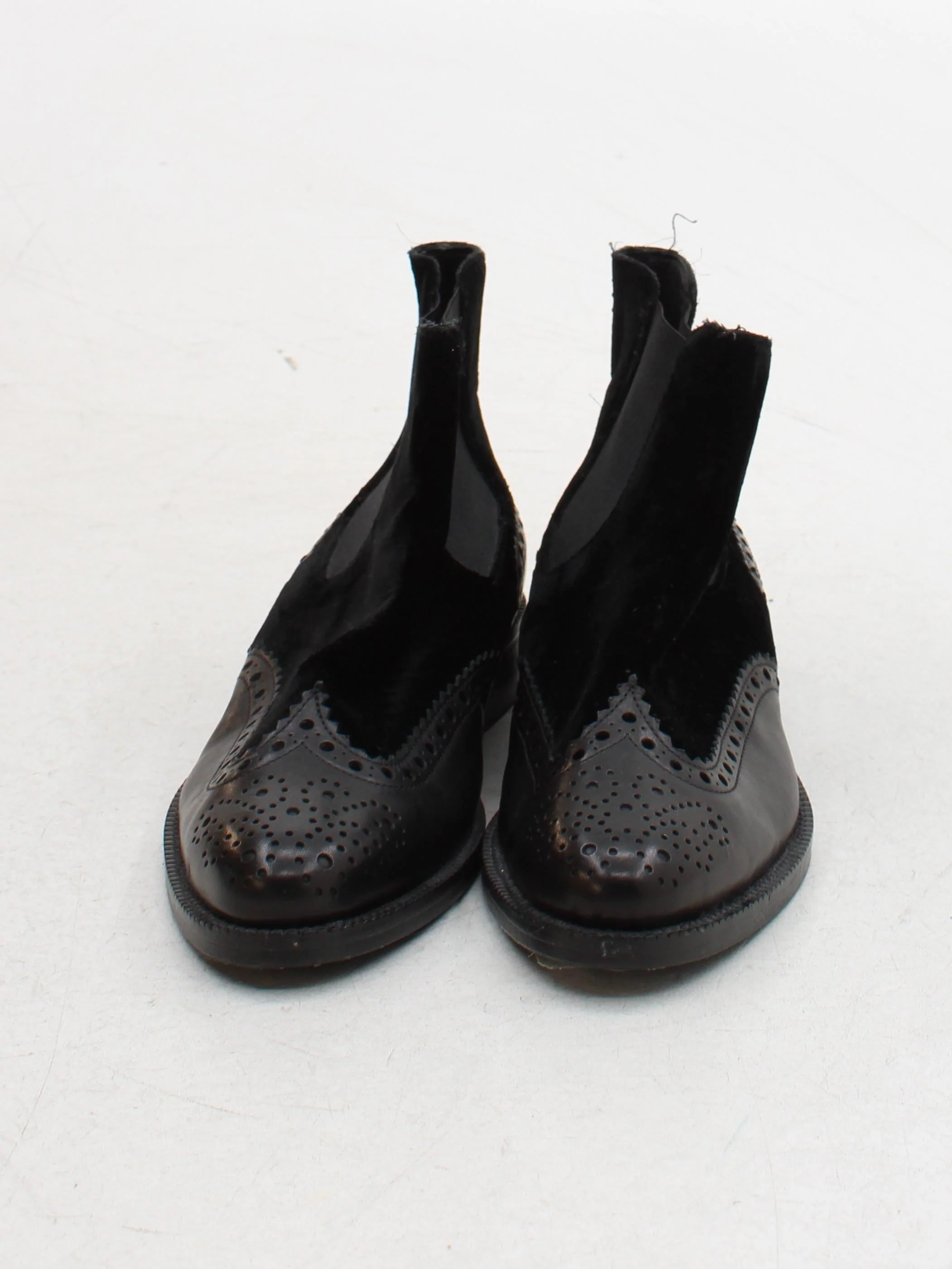 AllSaints Men's Boots UK 3 Black Leather with Suede Chelsea - Image 2